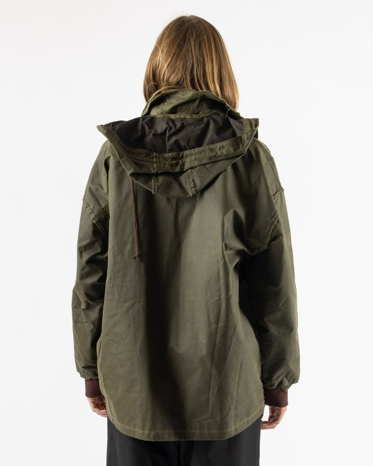 Camiel Fortgens Waxed Outdoor Jacket in Green