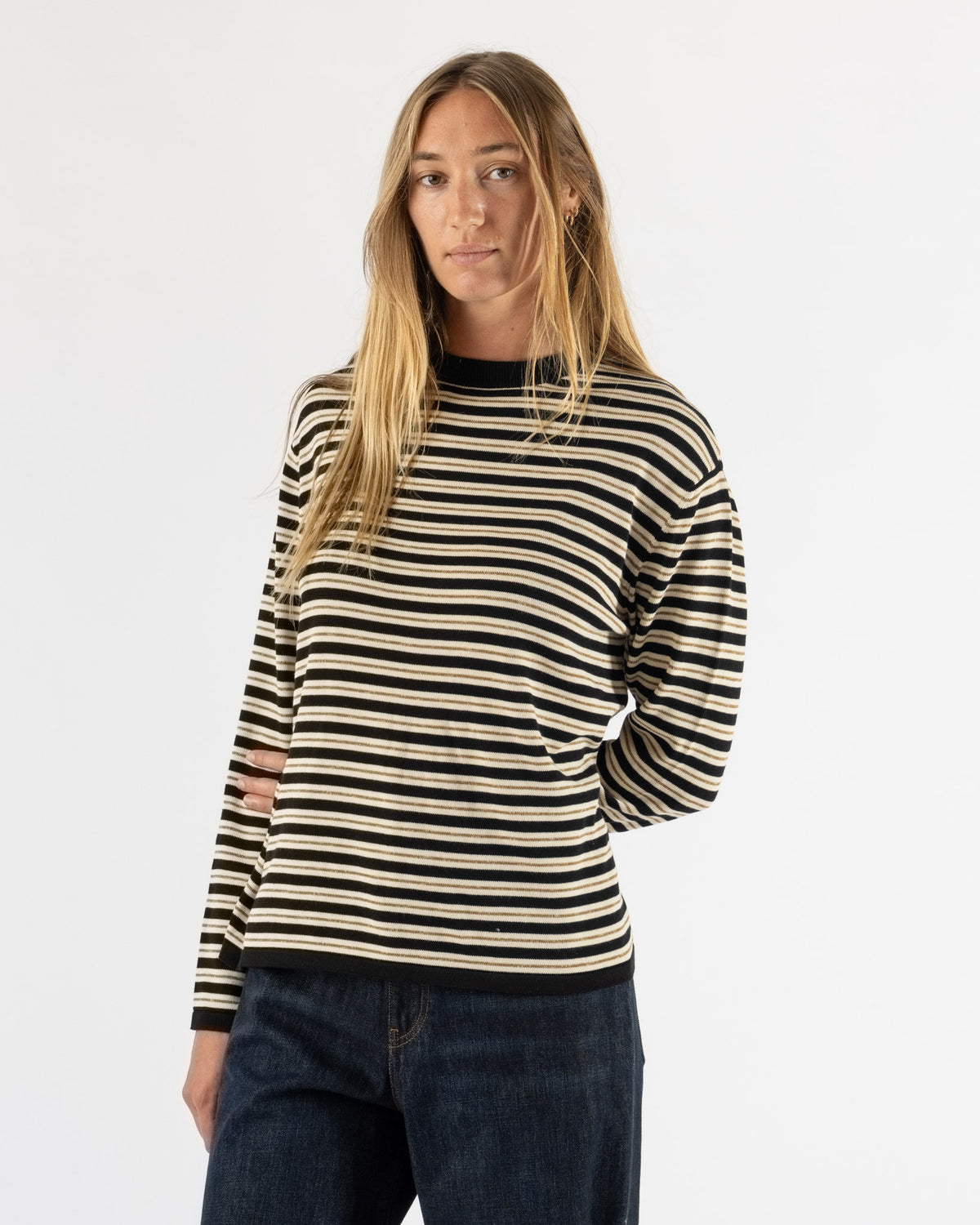 Cordera Organic Cotton Long Sleeve Striped Tee