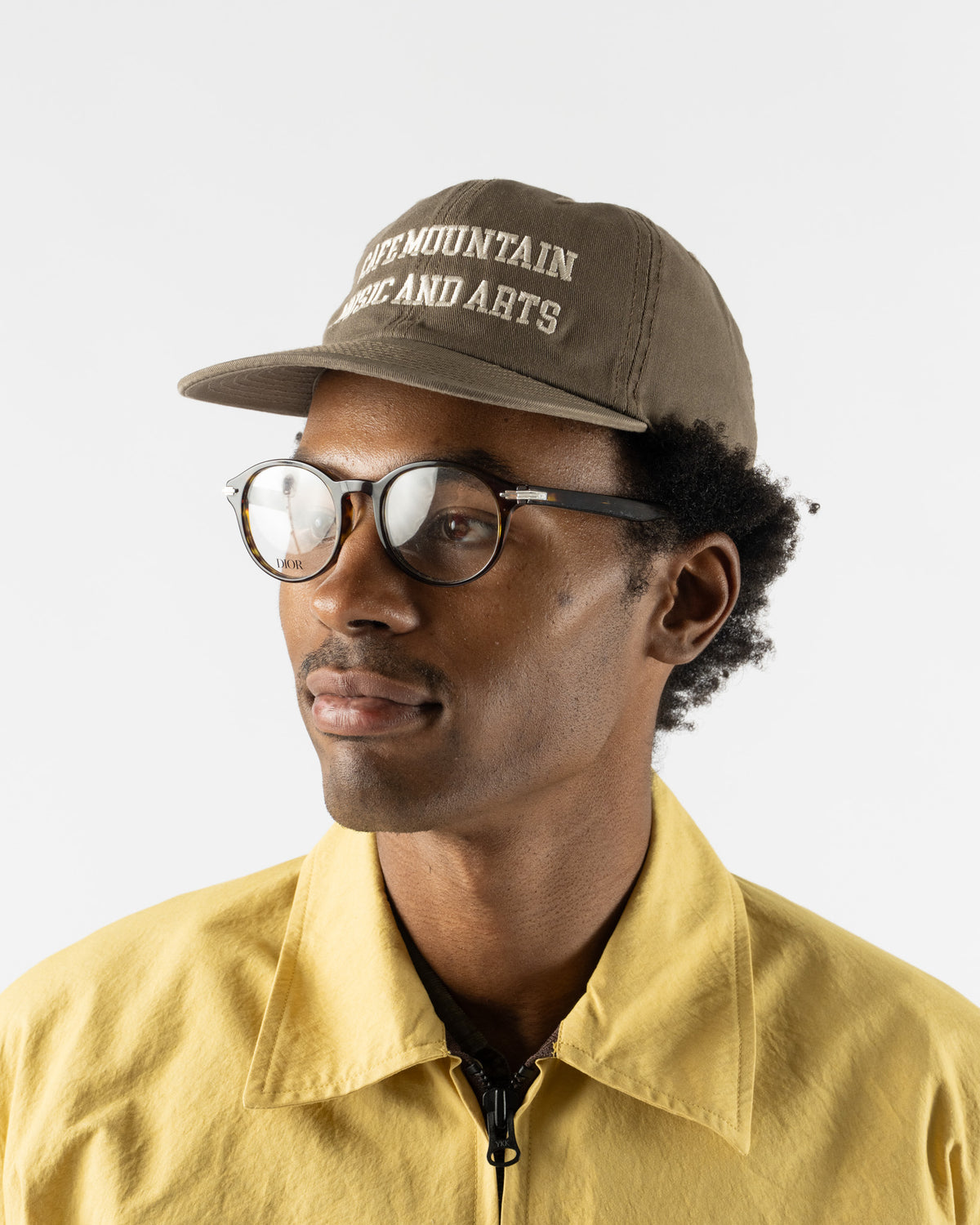 Cafe Mountain Music and Arts Cap in Washed Taupe