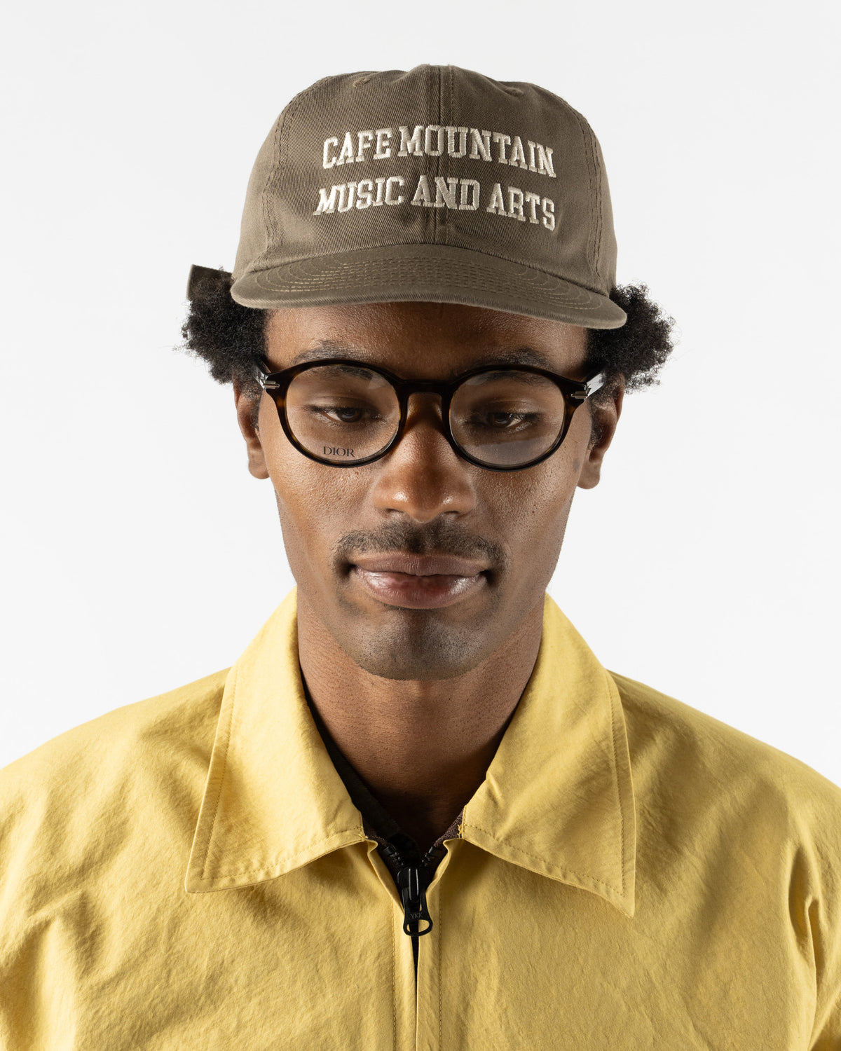 Cafe Mountain Music and Arts Cap in Washed Taupe