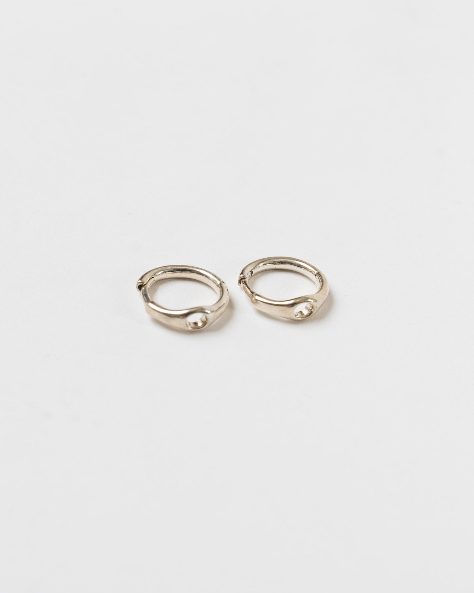 California Dirt Sterling Silver Orbita Huggies