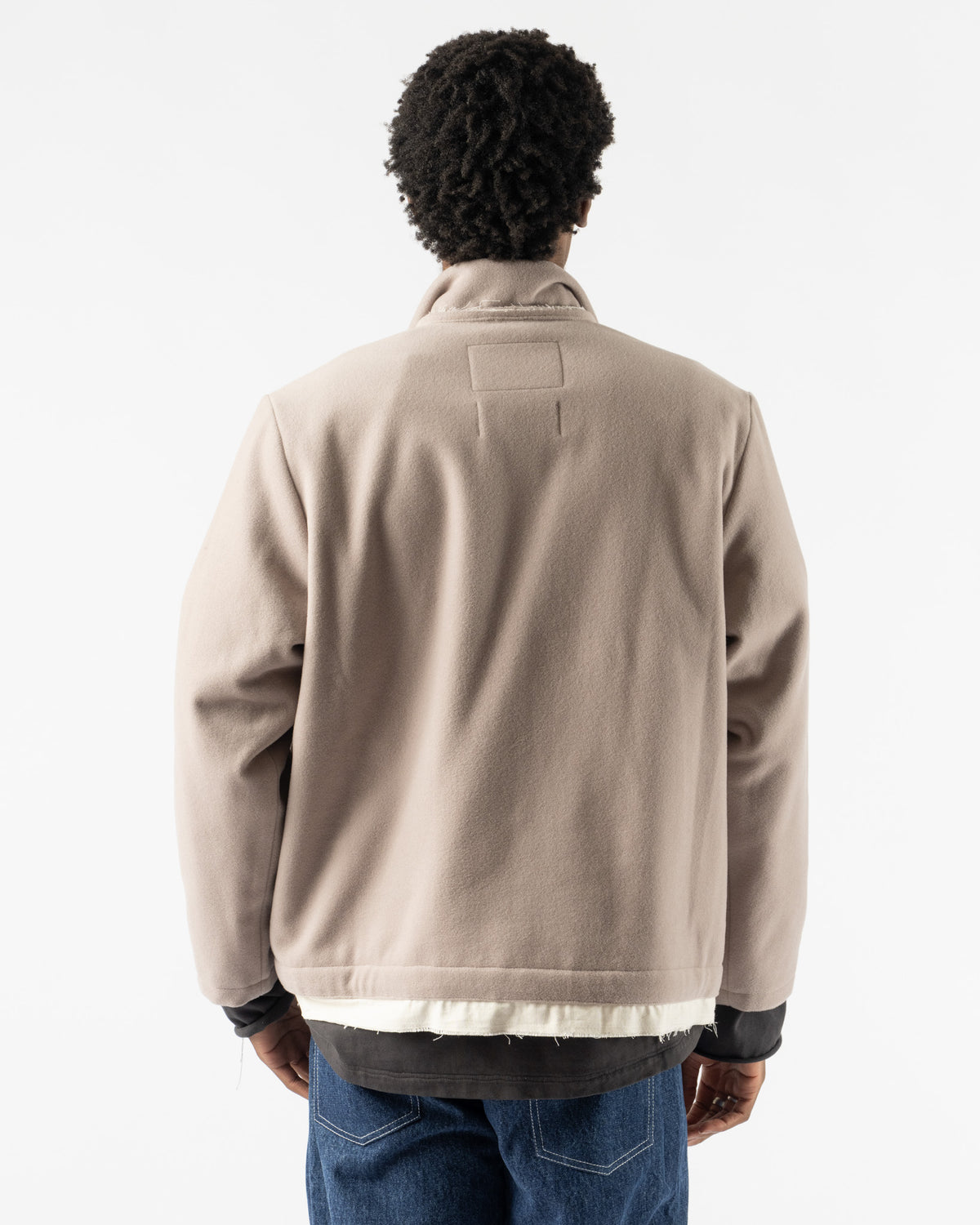 Camiel Fortgens Fleece Anorak in Sand