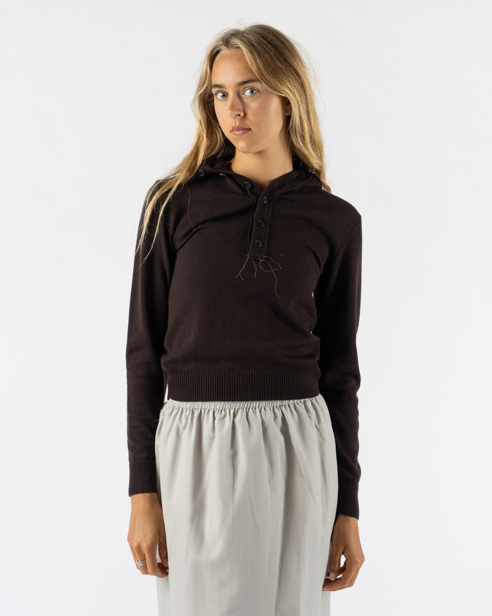 Camiel Fortgens Balacalva Knit in Brown