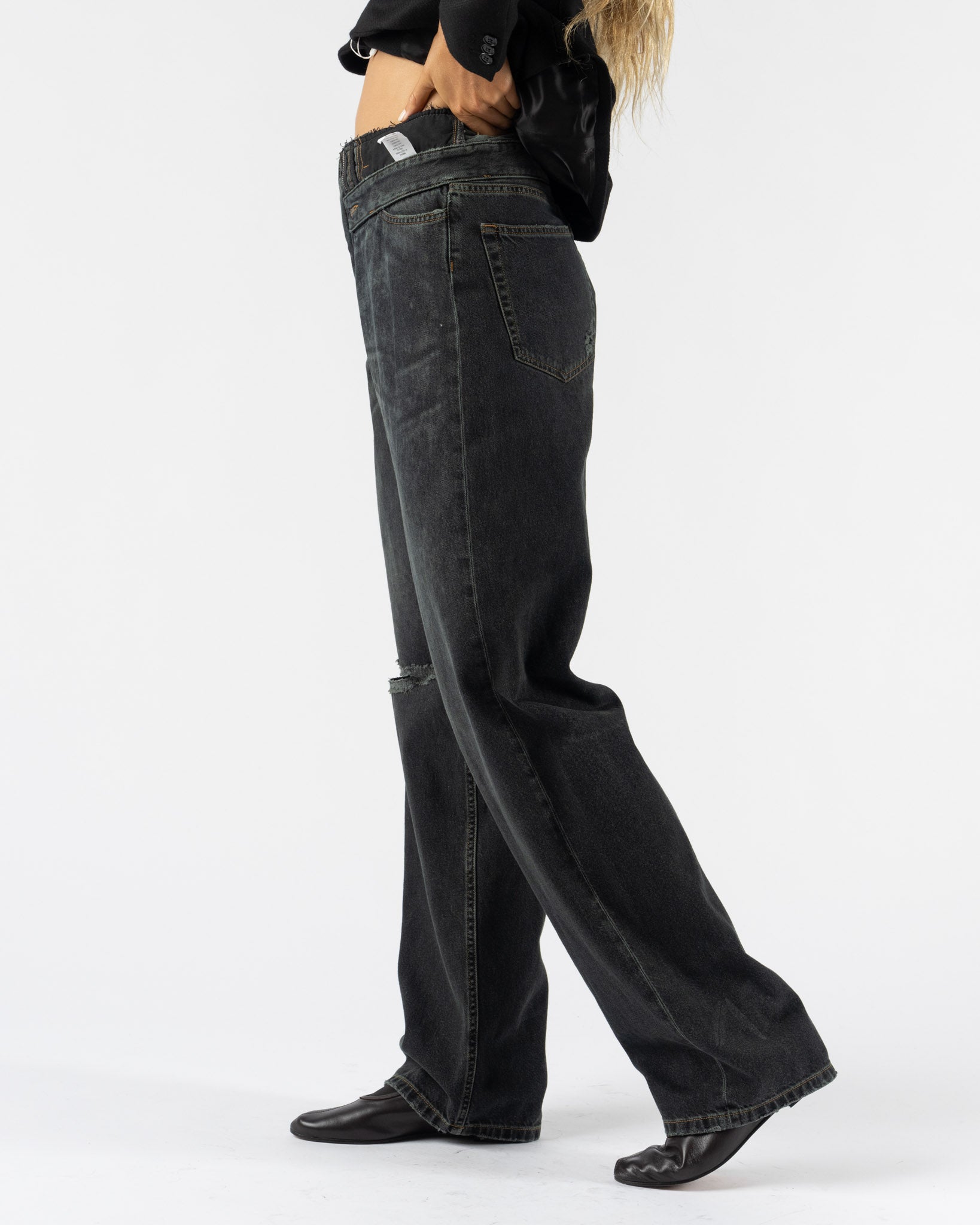 MM6 Maison Margiela Pants 5 Pockets in Dark Blue Denim