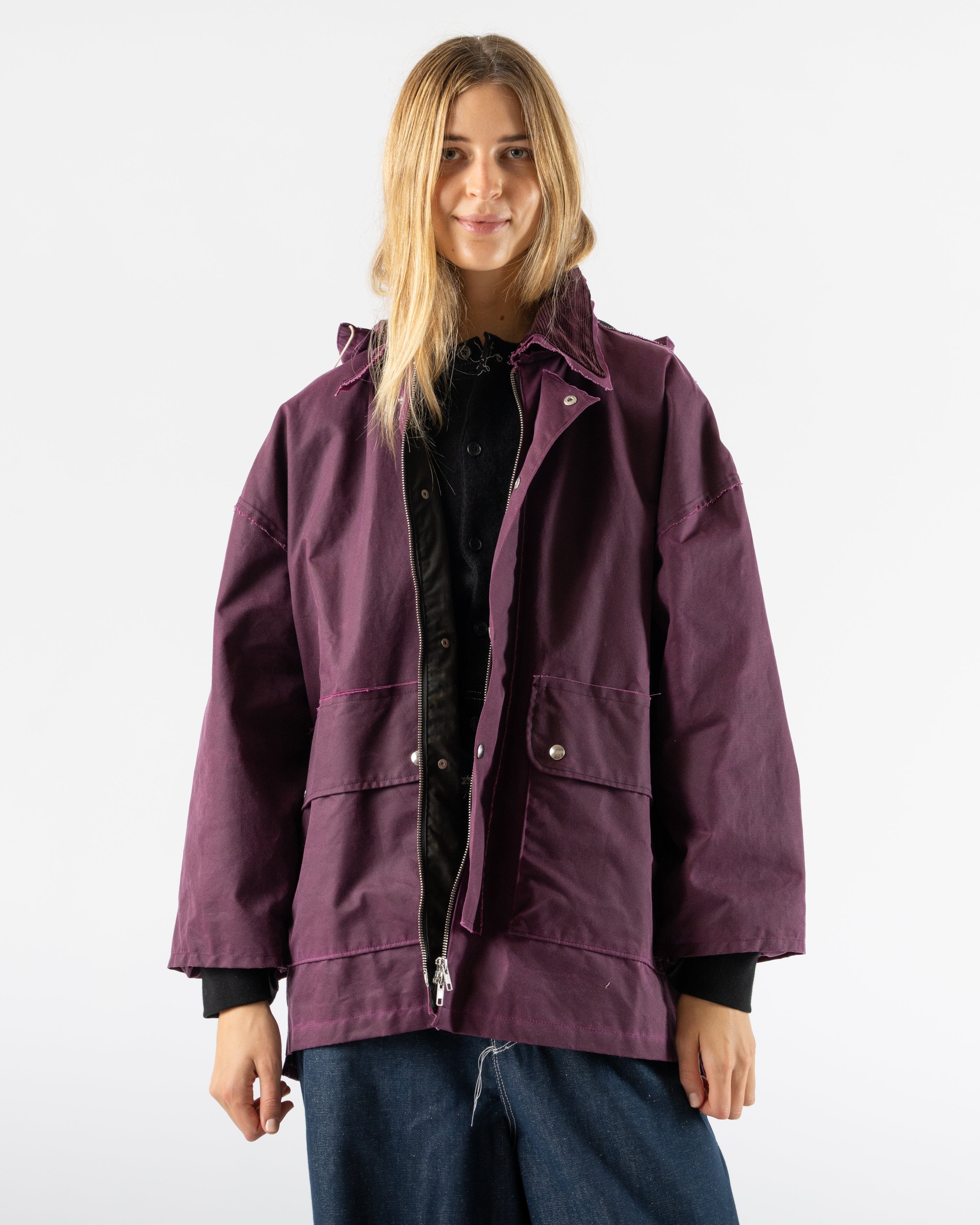 Camiel Fortgens Outdoor Hunting Jacket in Purple Curated at Jake