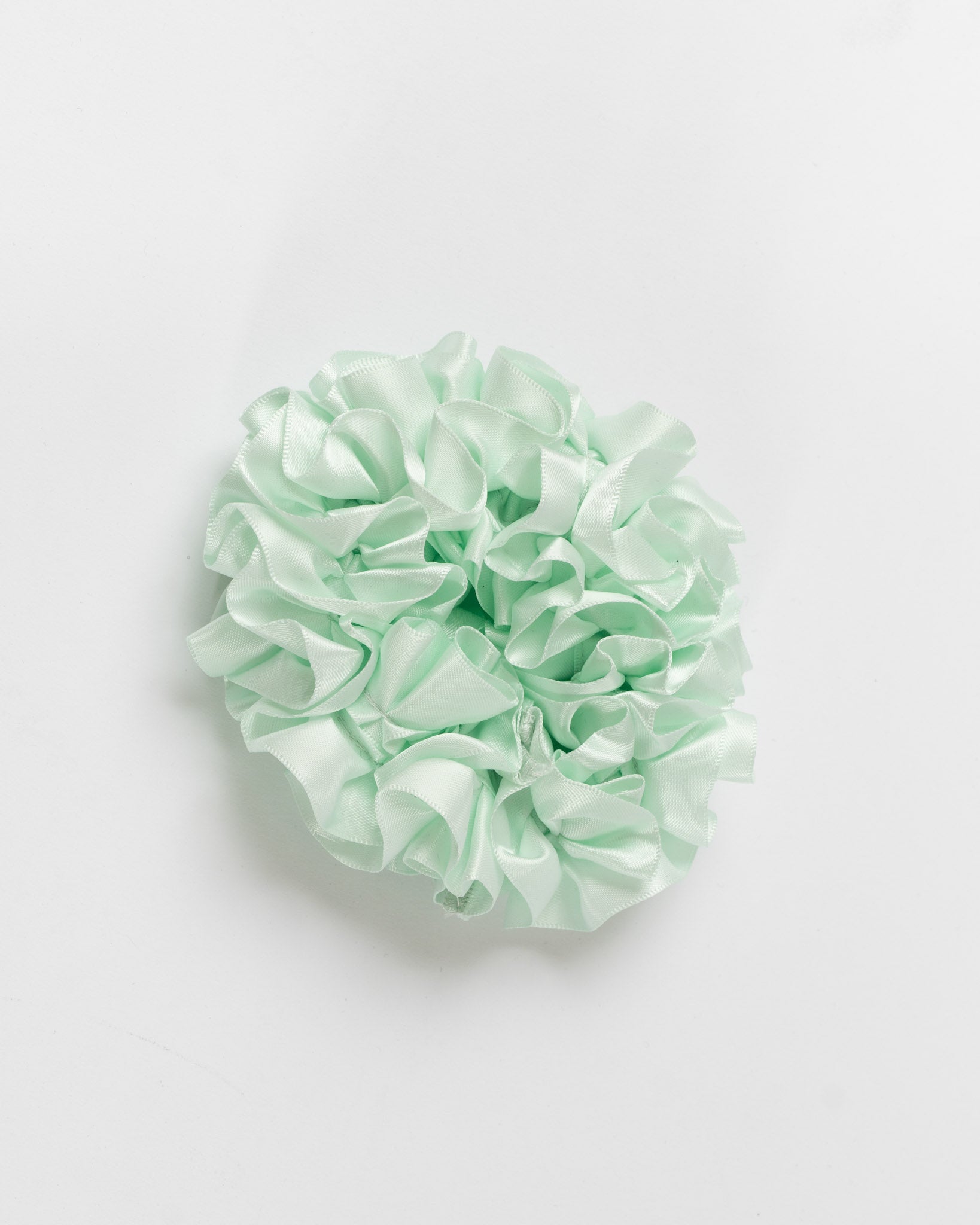 Maryam Nassir Zadeh Carnation Scrunchie in Ice Mint Curated at