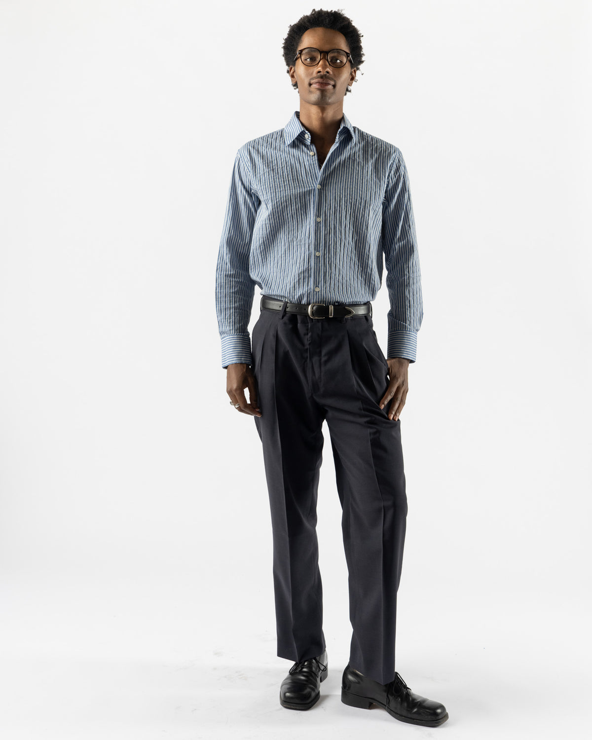 Carter Young Business Shirt in Horizon Stripe