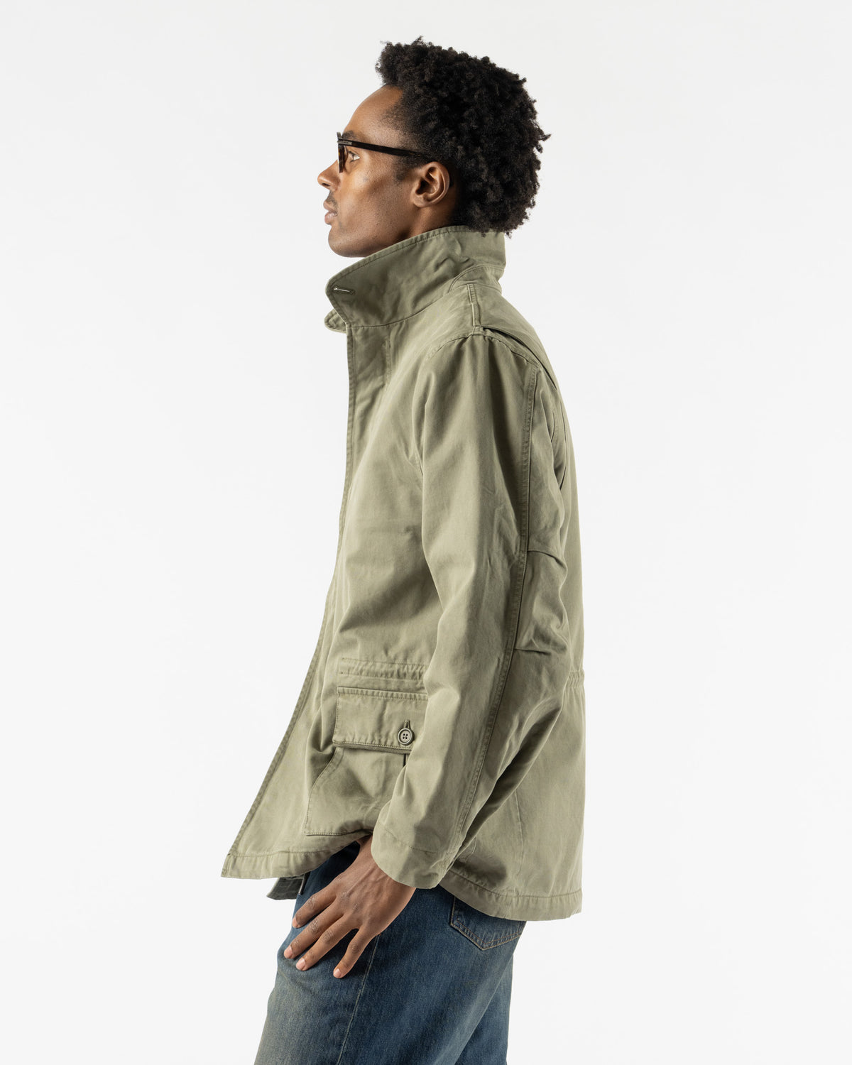 Carter Young Hayes Field Jacket in Field Green