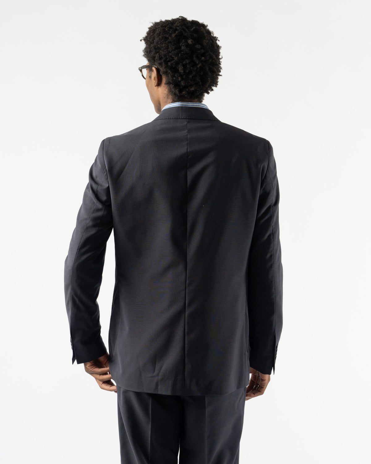 Carter Young Kirk Unstructured Blazer in Navy