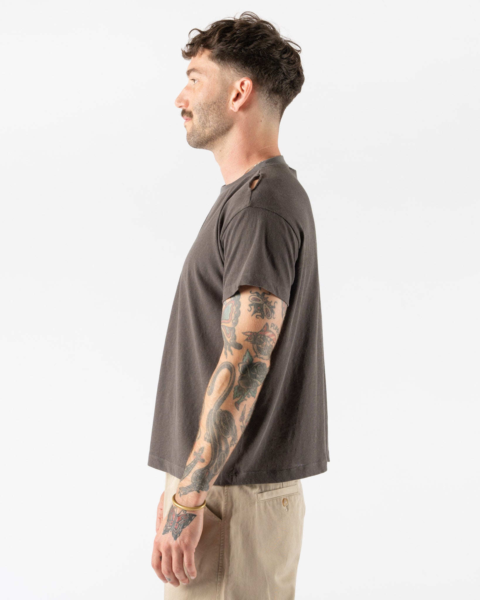 Carter Young Patti Tee in Washed Black
