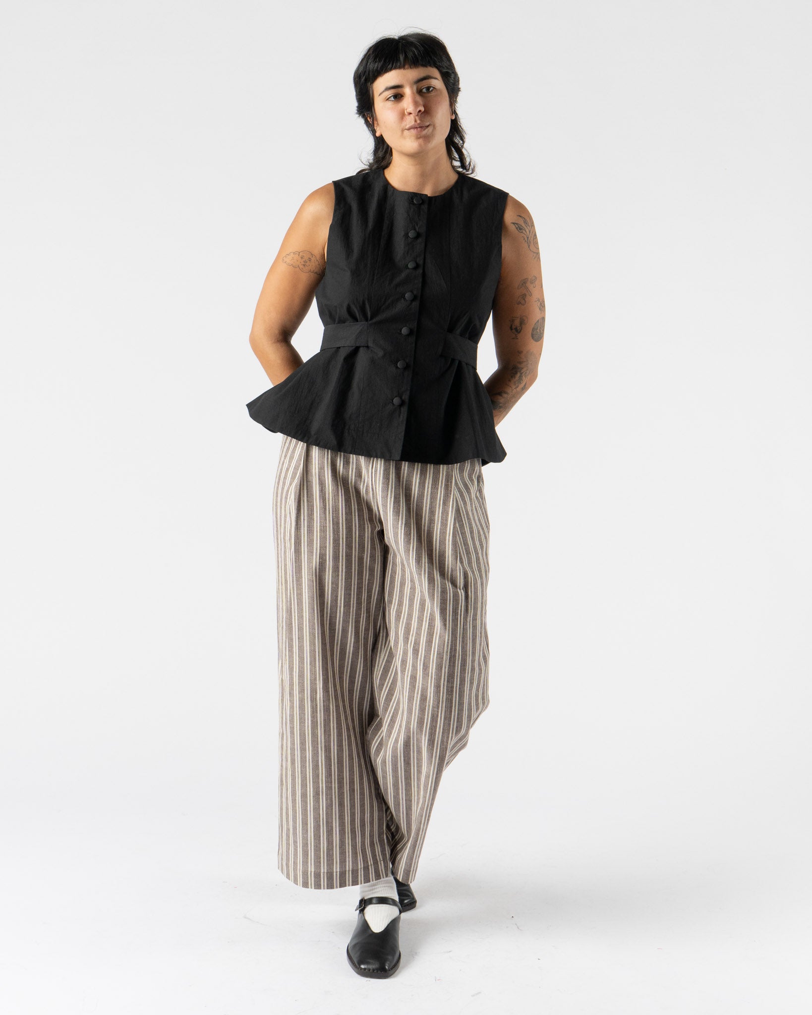 Cawley Flo Waistcoat in Black