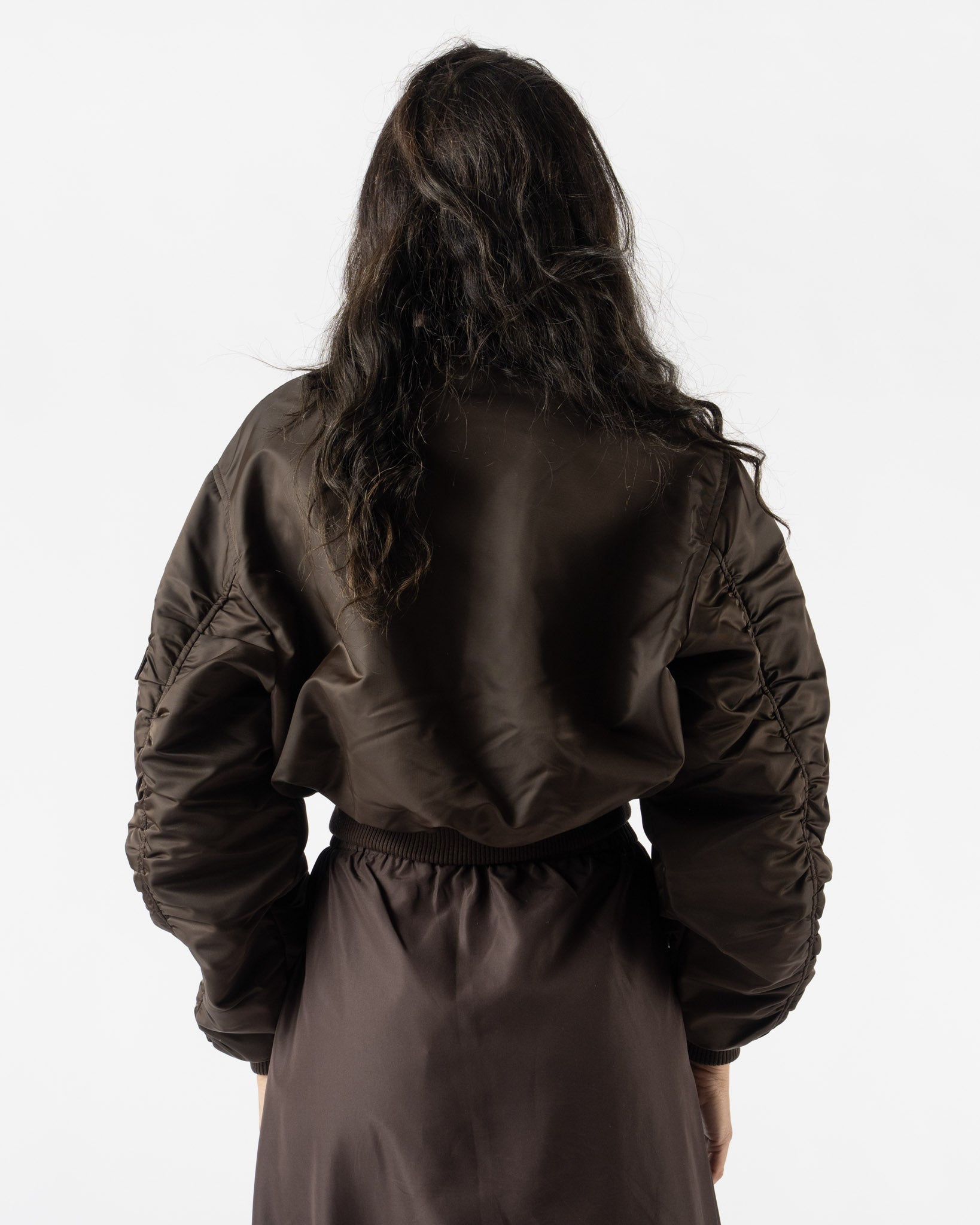 Cecilie Bahnsen Callie Bomber Jacket in Brown