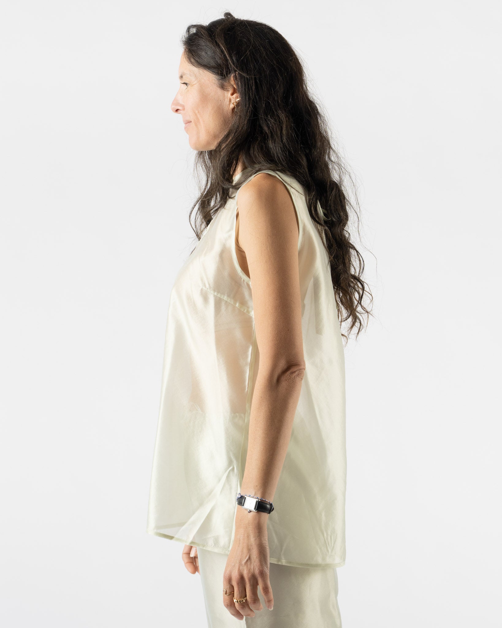 Cecilie Bahnsen Alba Top in Pale Green