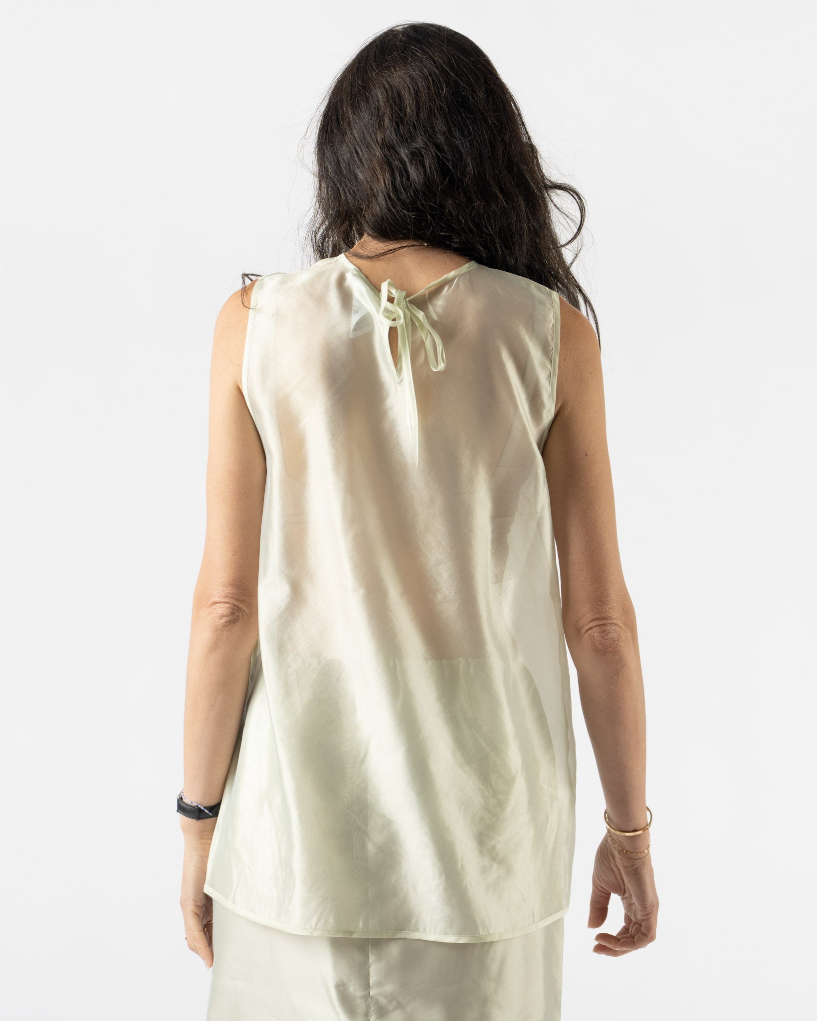 Cecilie Bahnsen Alba Top in Pale Green