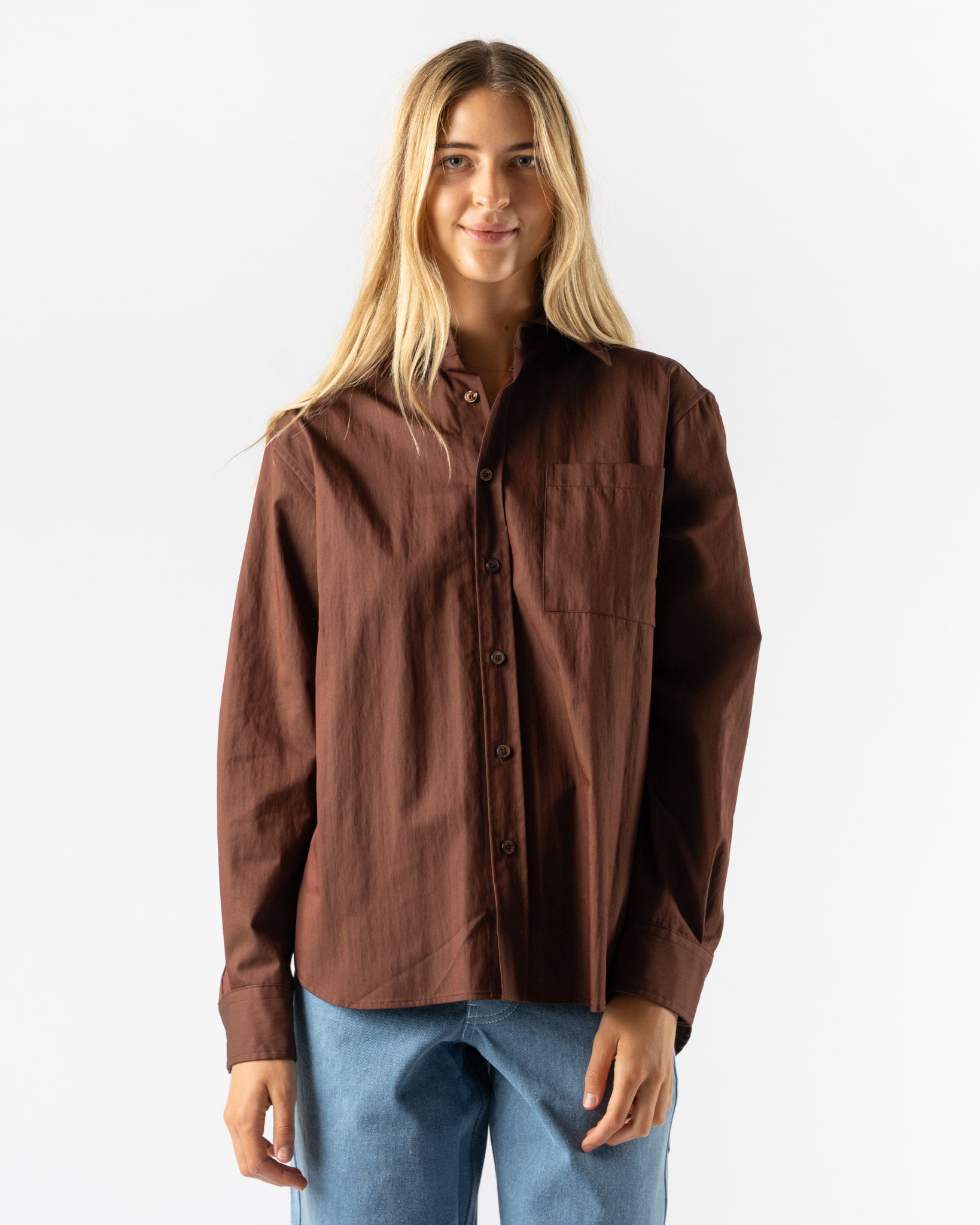 Colbo Metrics Shirt in Red Wine