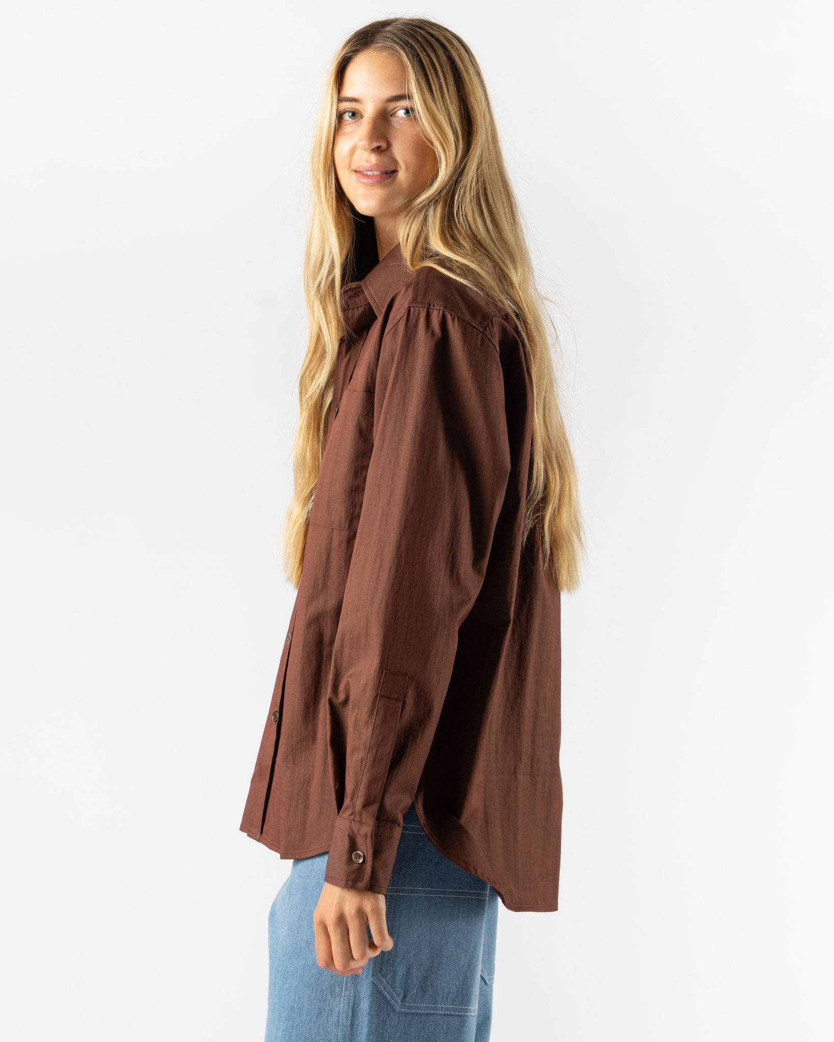 Colbo Metrics Shirt in Red Wine