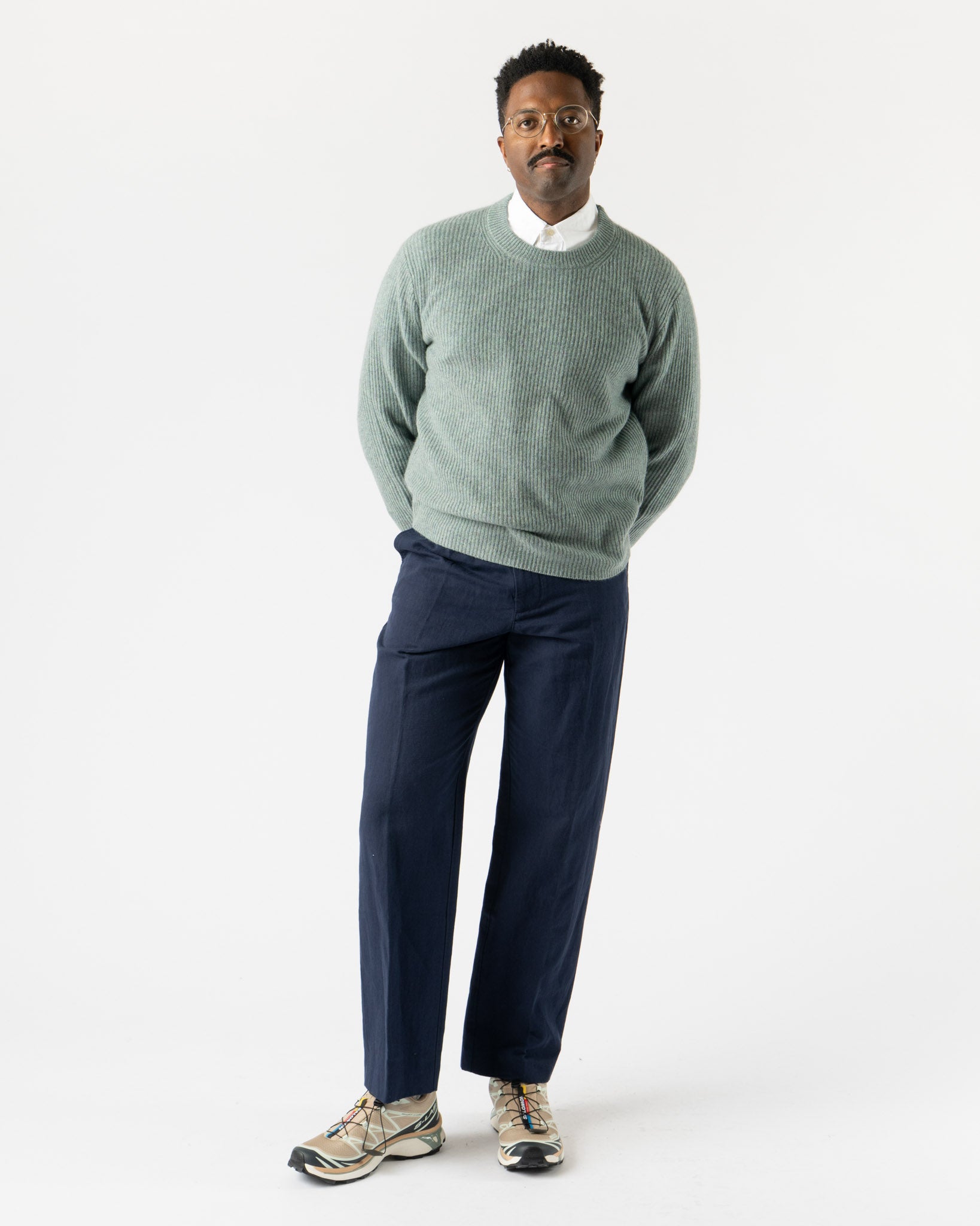 Alex Mill Cooper Trouser in Navy