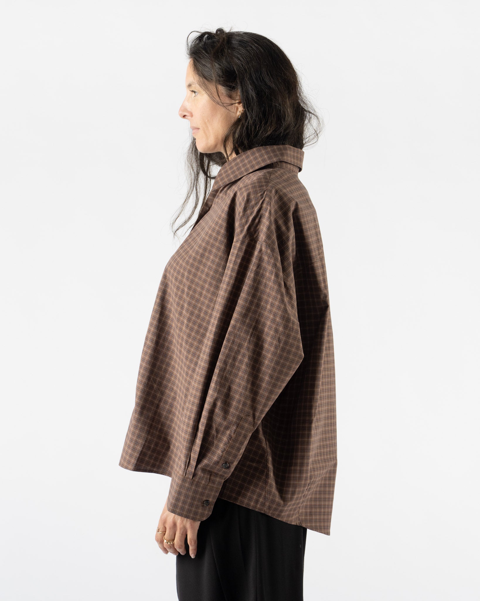 Cordera Checked Oversized Shirt