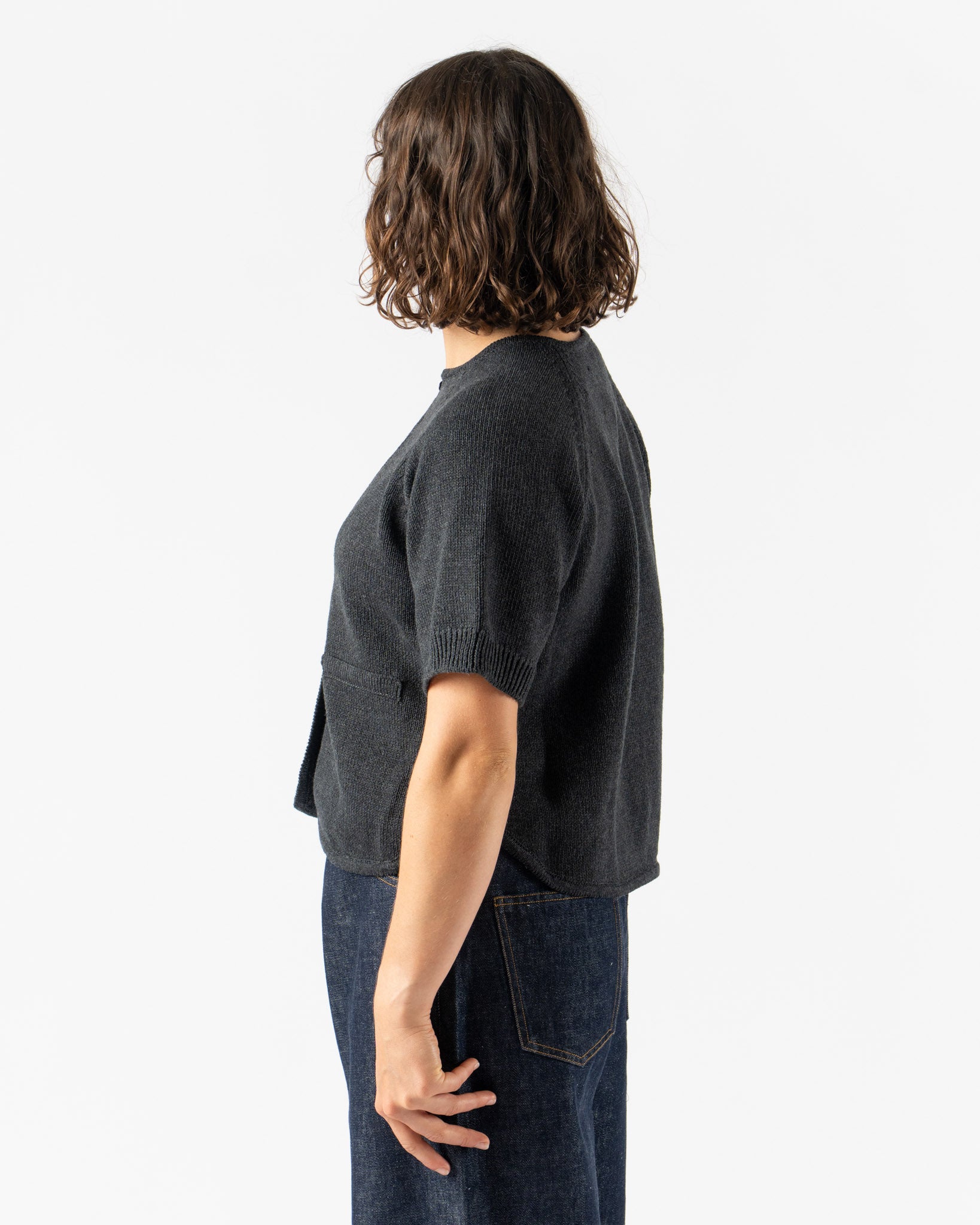 Cordera Cut Out Top in Anthracite