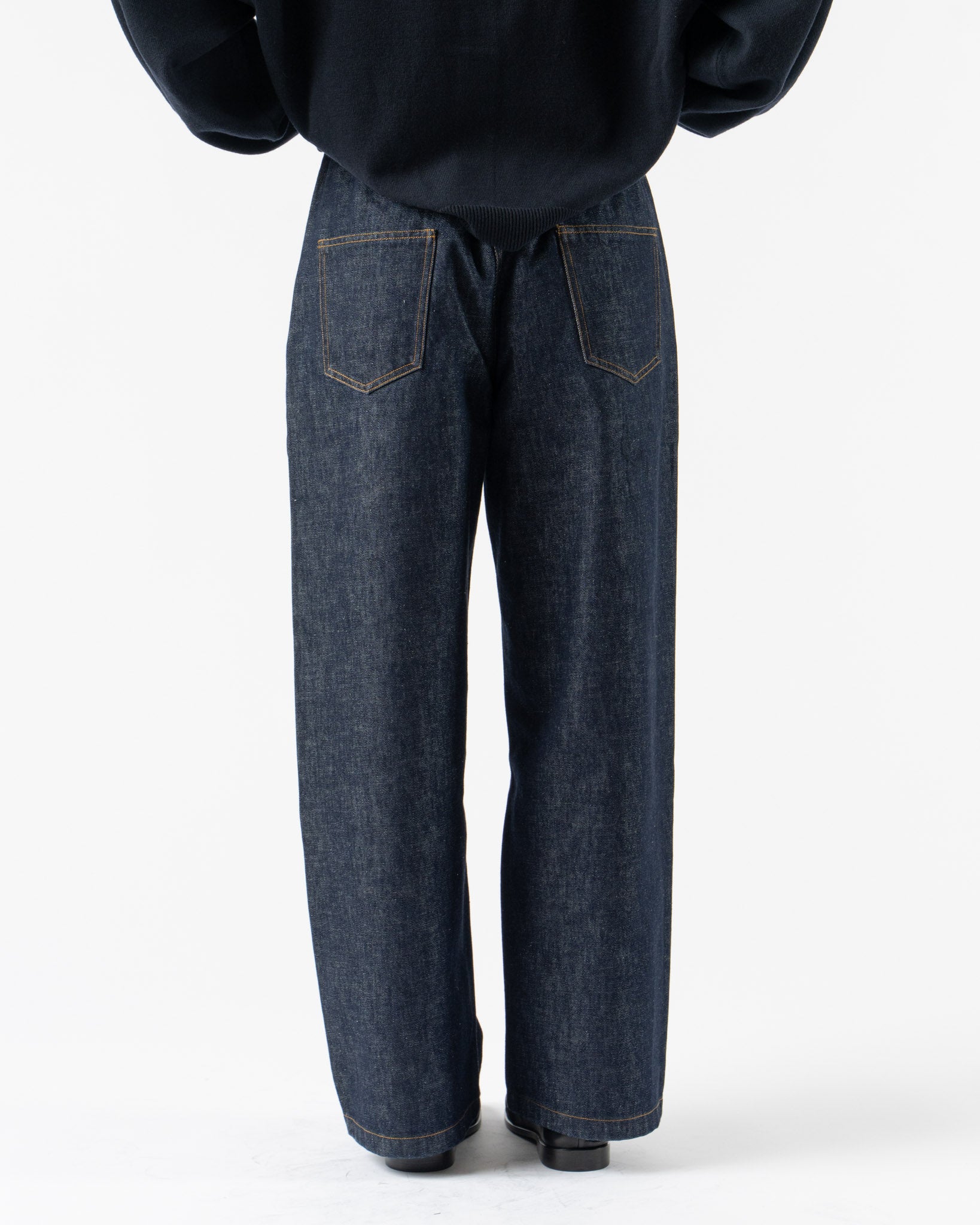 Cordera Denim Straight Pants in Indigo
