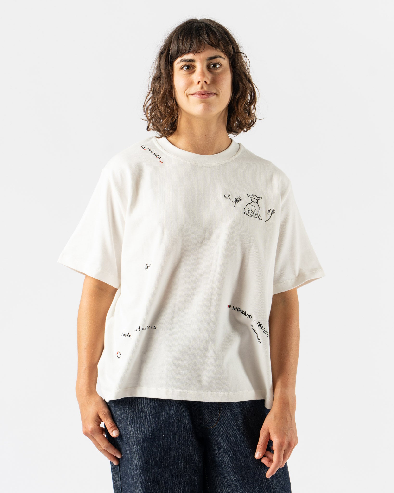 Cordera Instante Embroidered T-Shirt in White