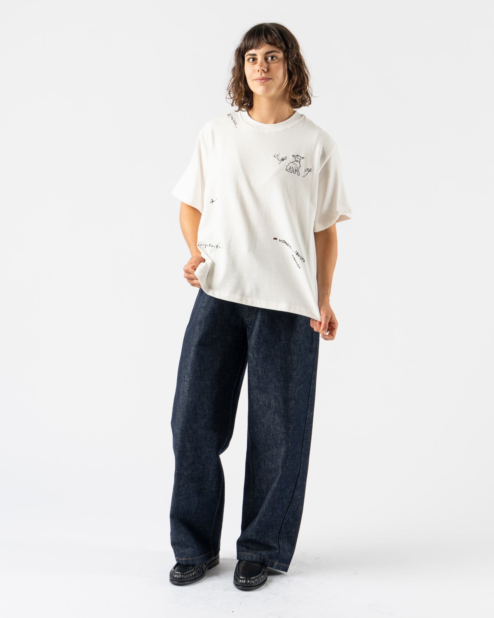 Cordera Instante Embroidered T-Shirt in White