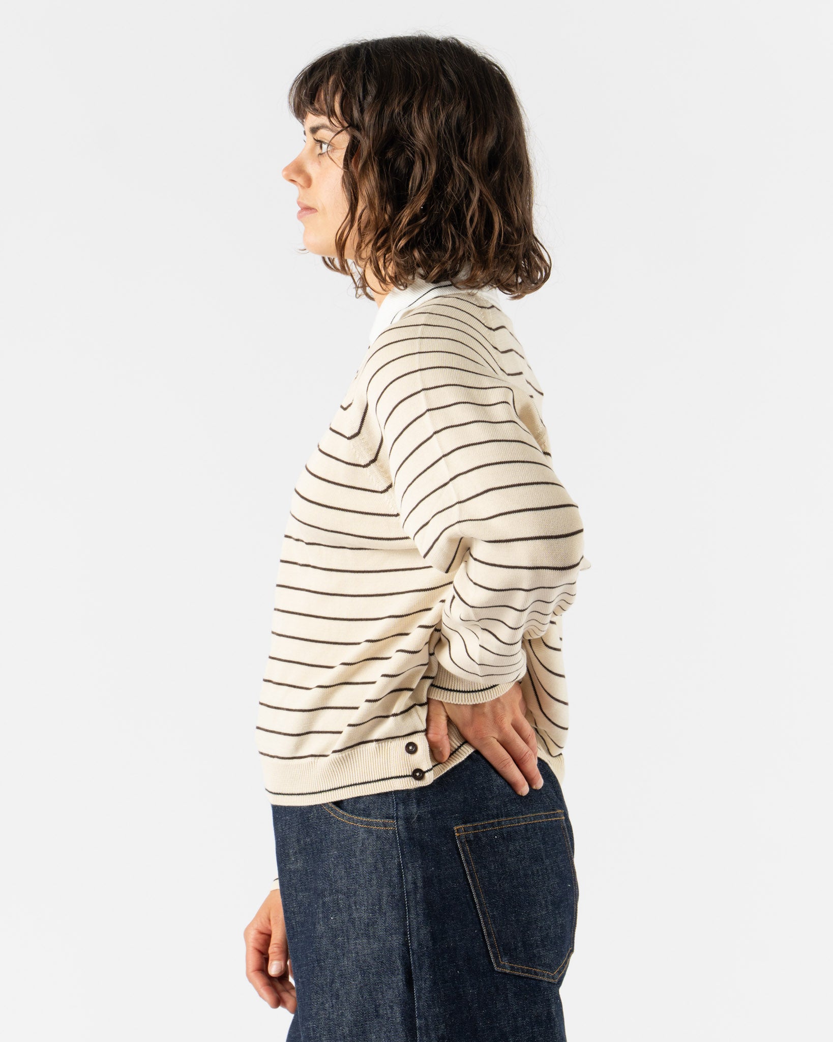 Cordera Organic Cotton Striped Polo Shirt