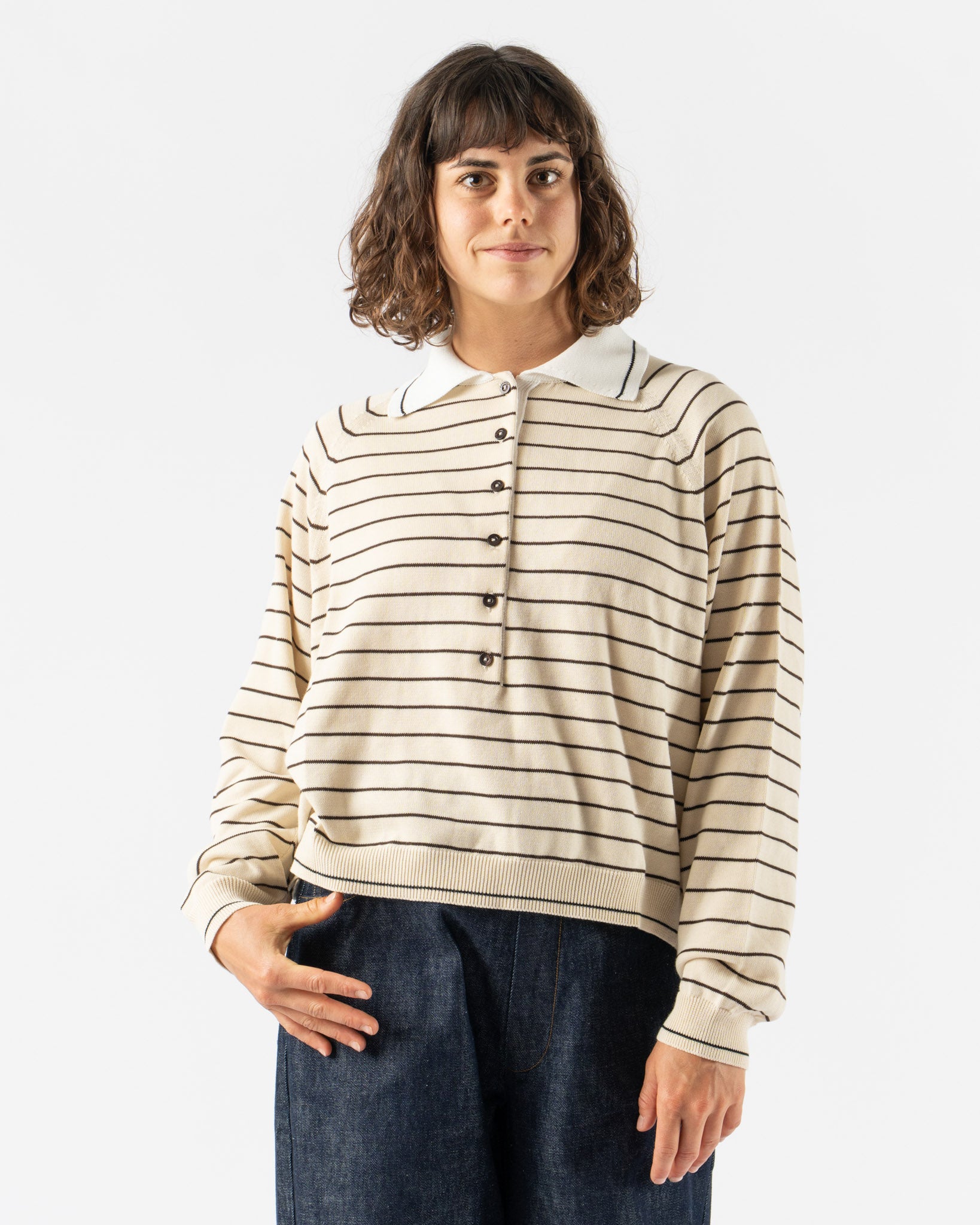 Cordera Organic Cotton Striped Polo Shirt