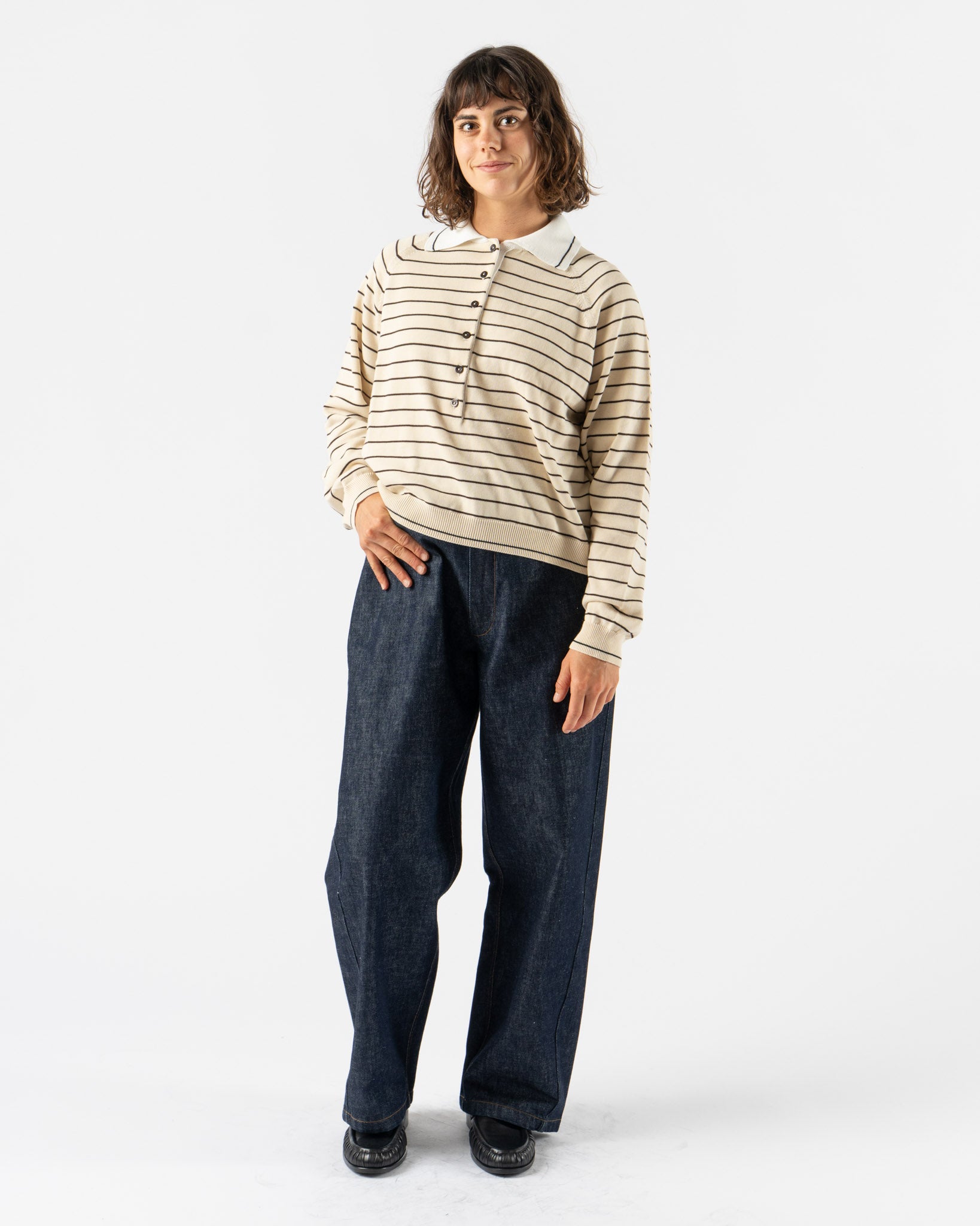Cordera Organic Cotton Striped Polo Shirt
