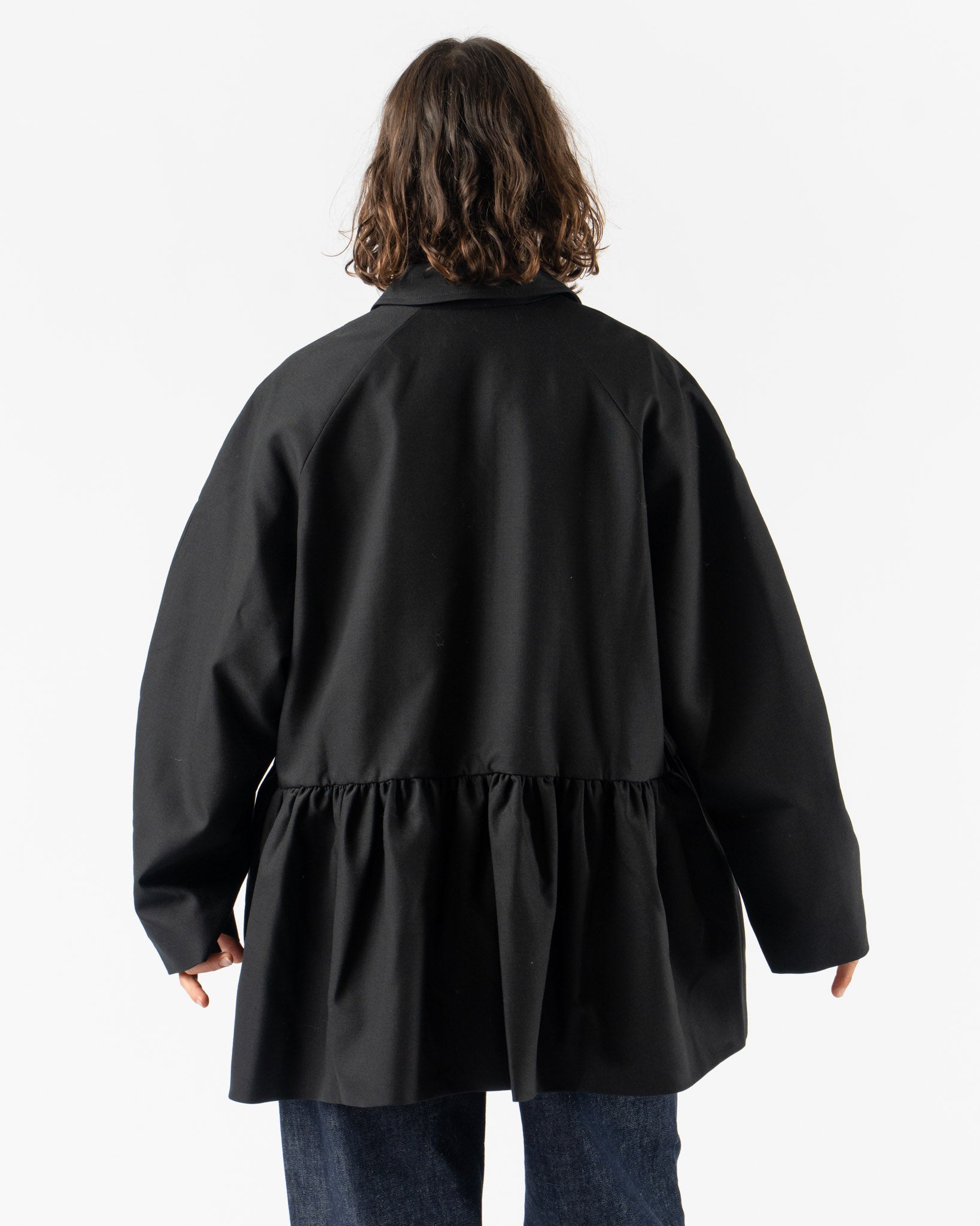 Cordera Tailoring Peplum Jacket in Black