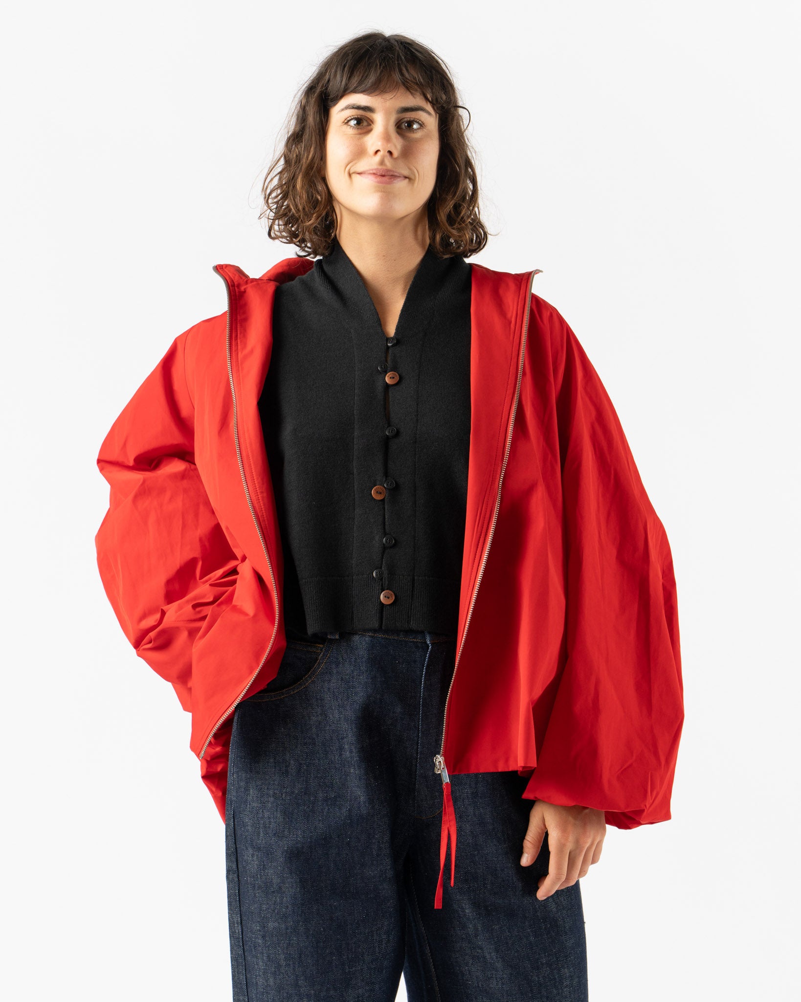 Cordera Utility Balloon Jacket in Red