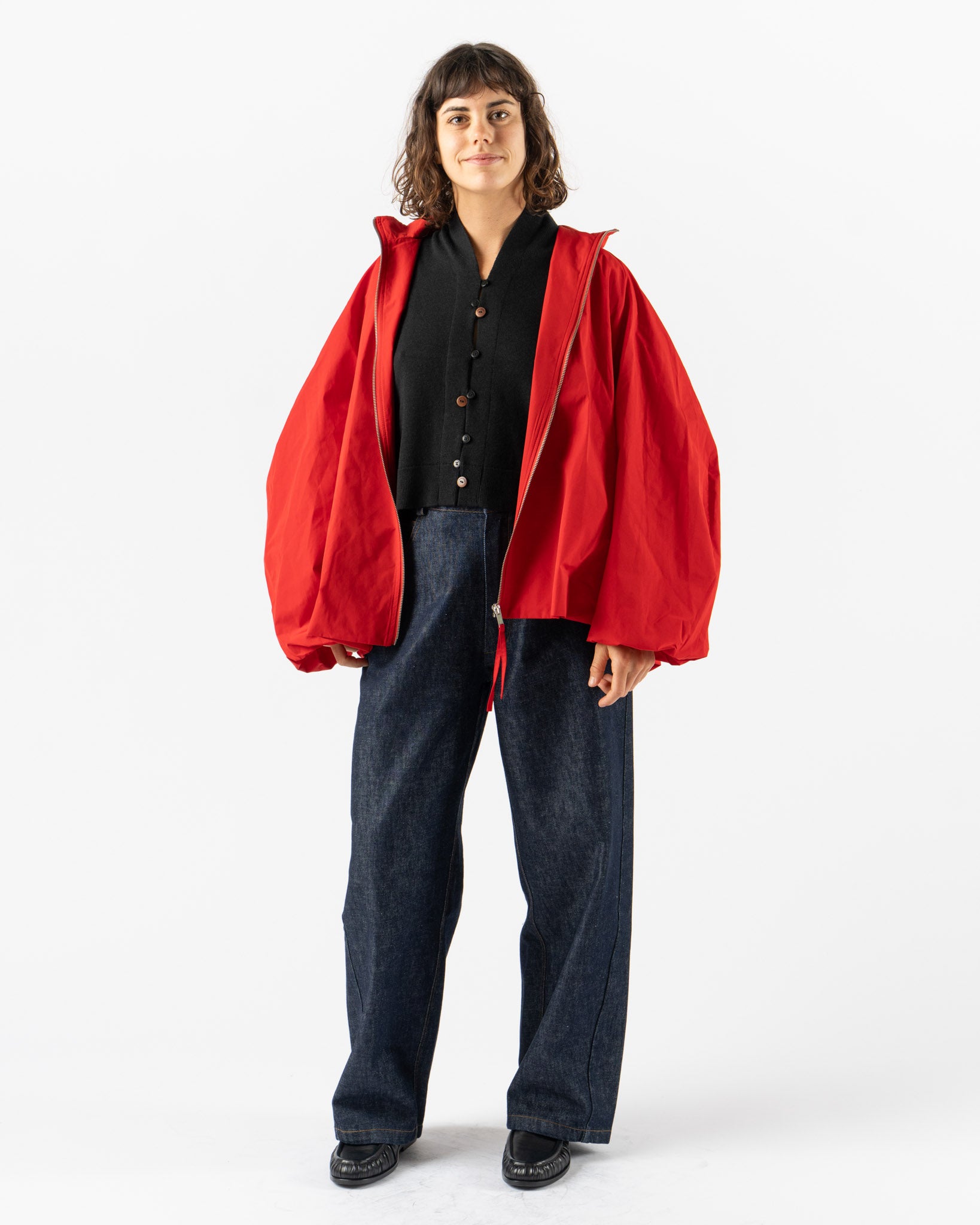 Cordera Utility Balloon Jacket in Red