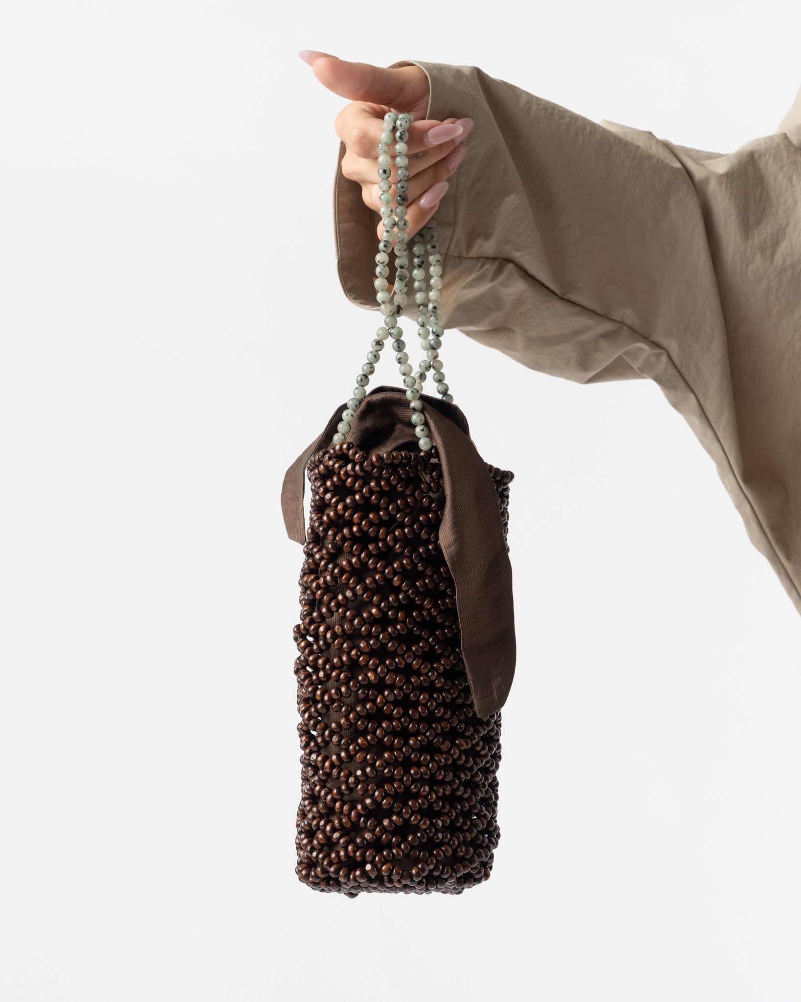 Cordera Handmade Wooden Beaded Bag