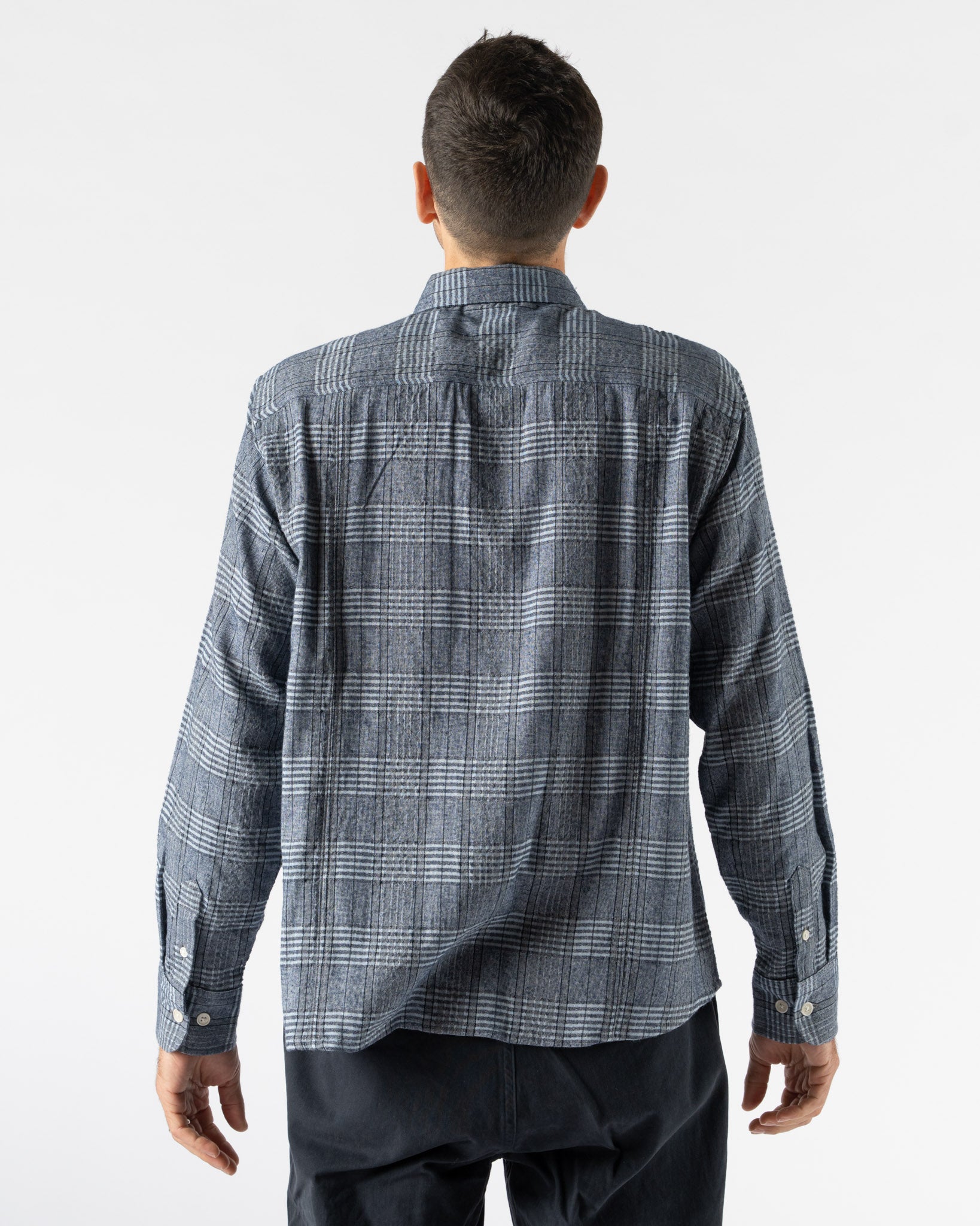 Corridor Ocean Parkway LS Shirt in Blue