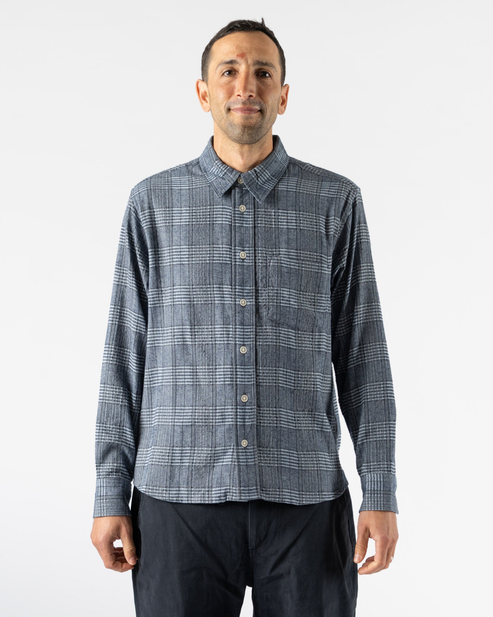 Corridor Ocean Parkway LS Shirt in Blue