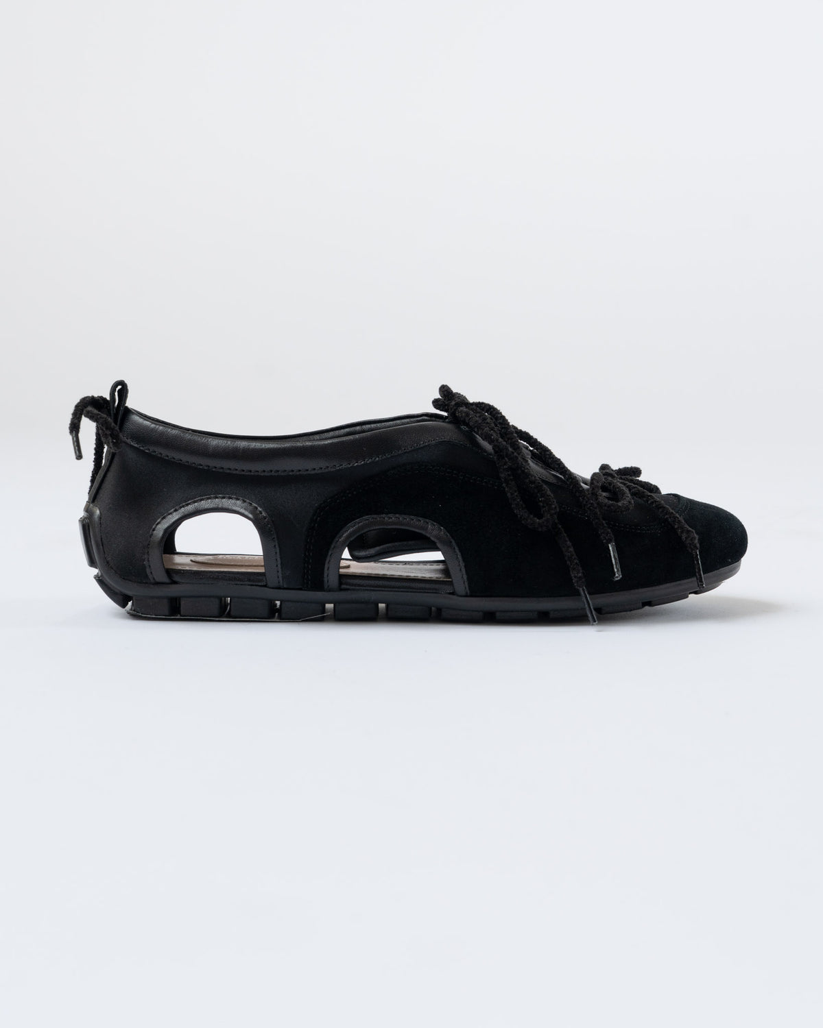 Simone Rocha Cutout Ballerina Grip Trainer in Black Curated at 