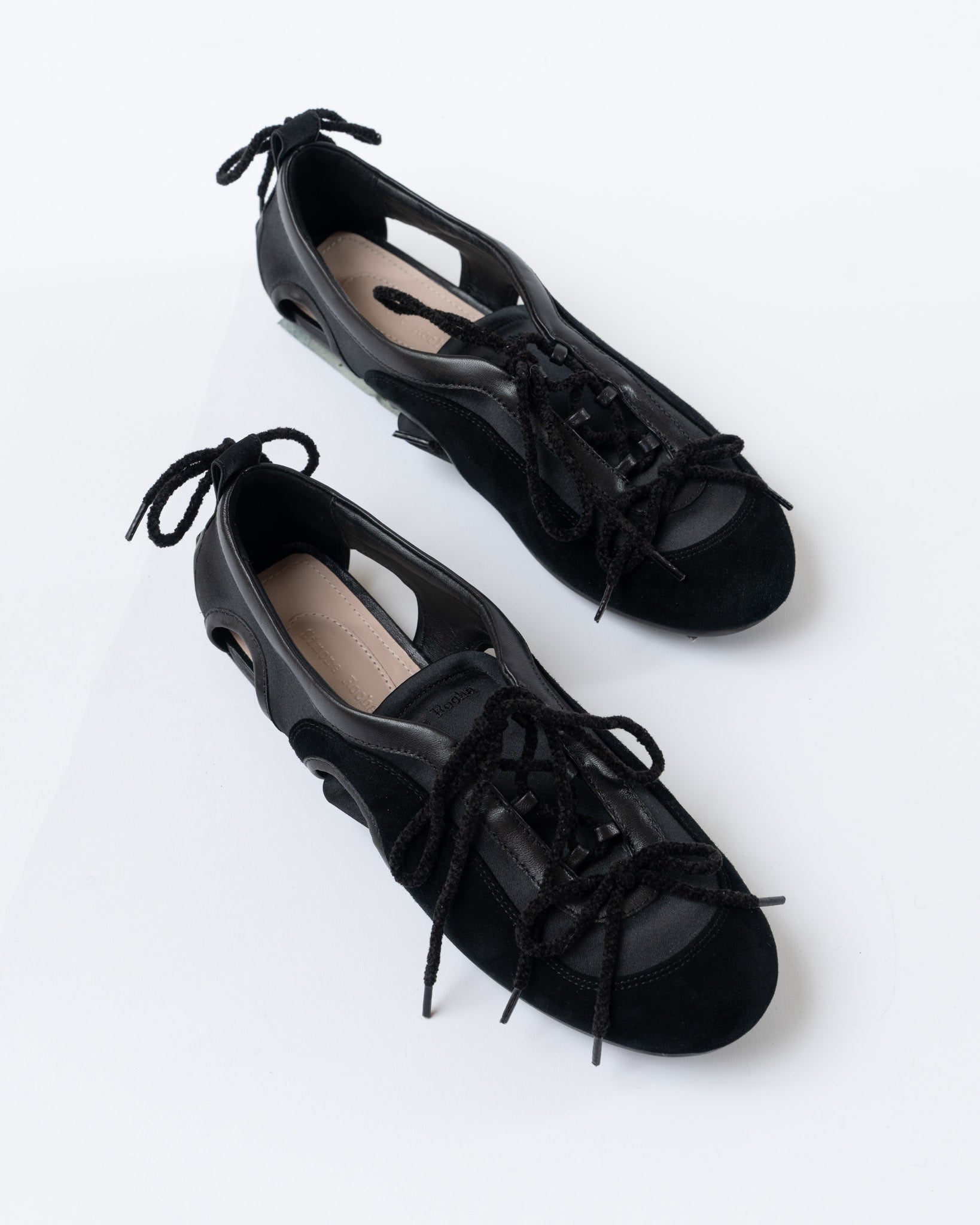 Simone Rocha Cutout Ballerina Grip Trainer in Black