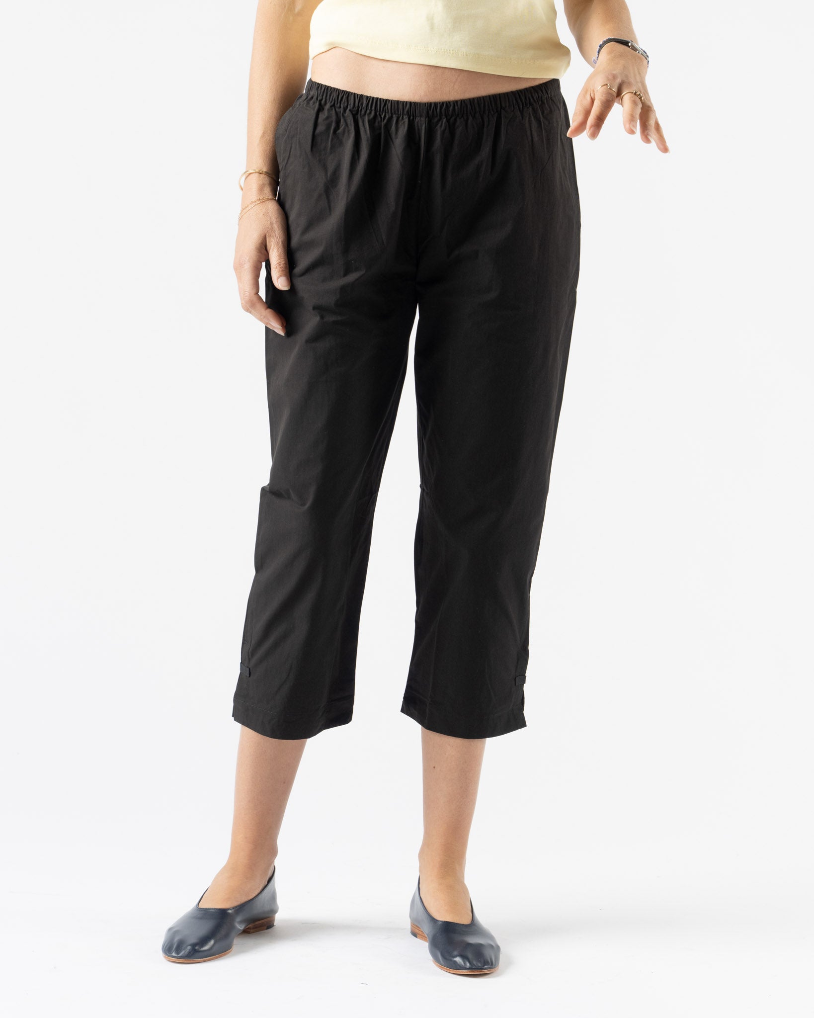 Deiji Studios Capri Pant in Black
