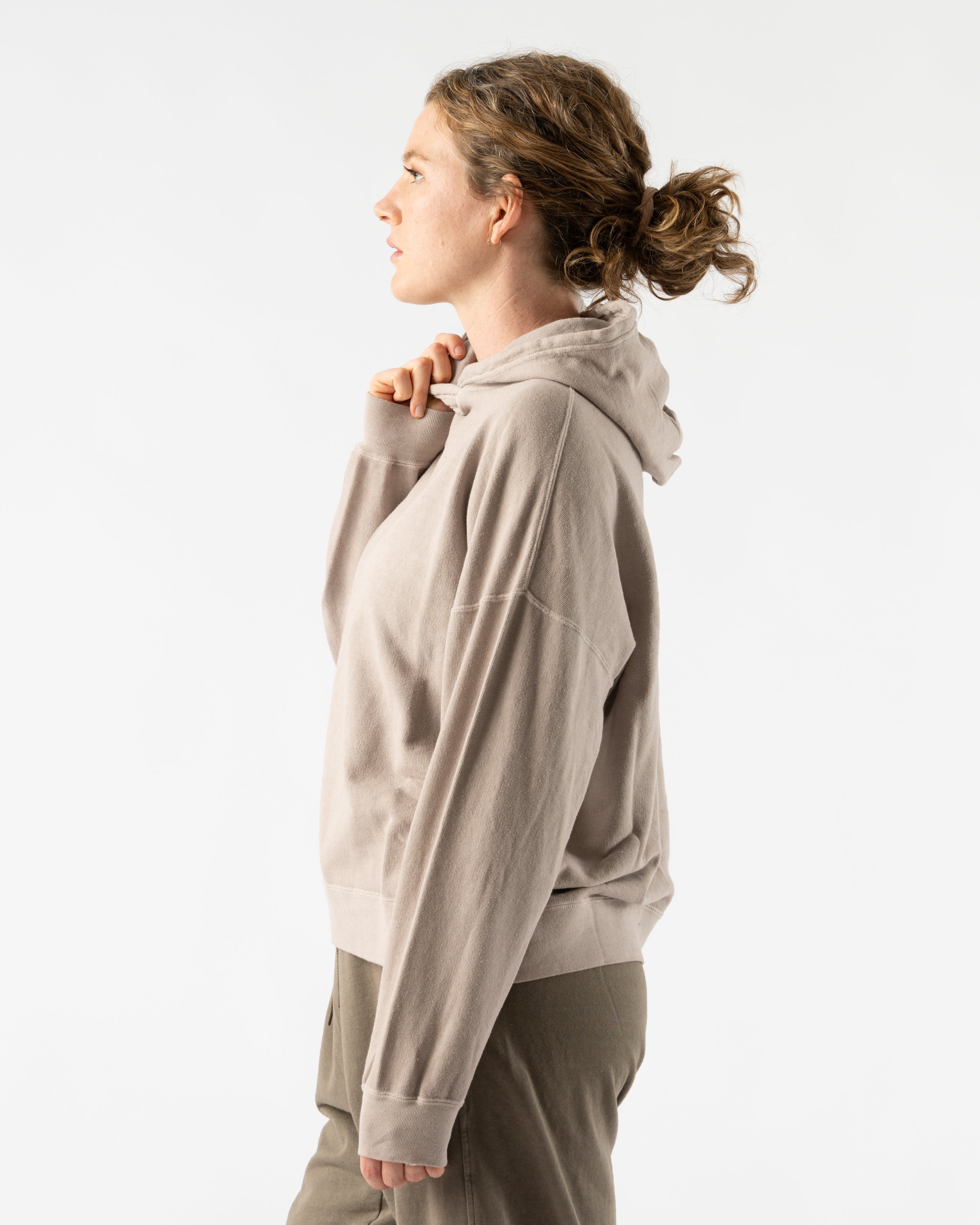 Ichi Antiquités French Terry Pullover in Beige