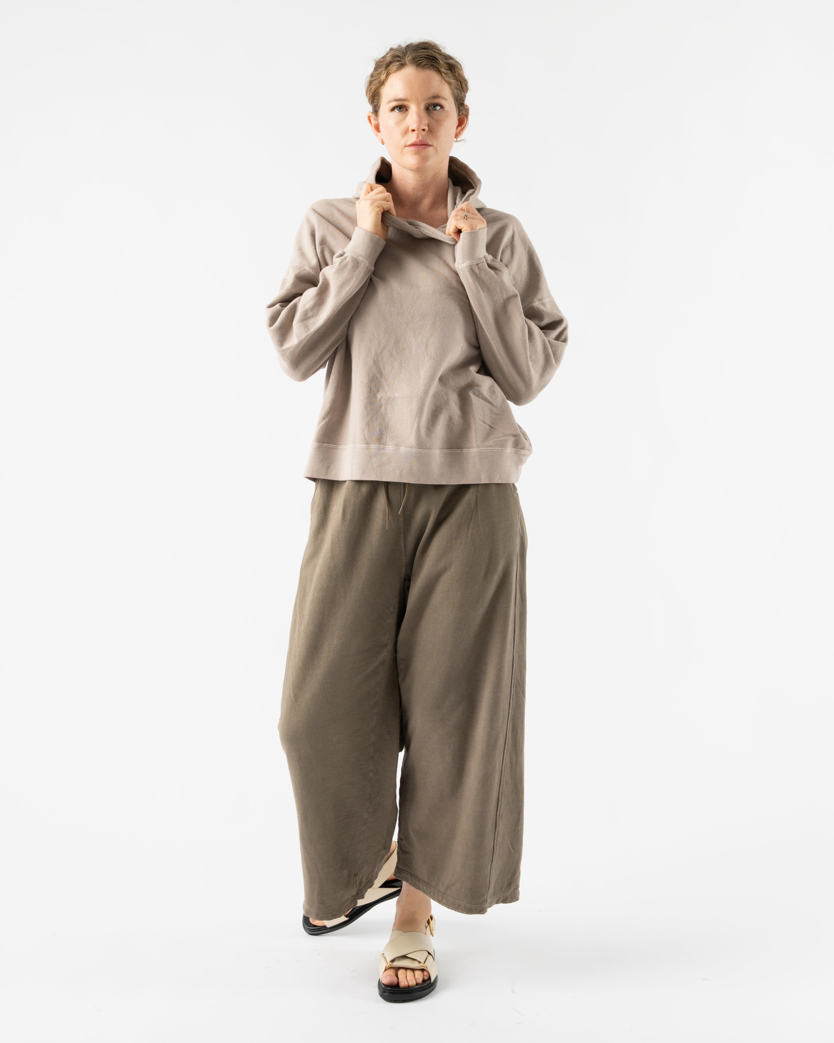 Ichi Antiquités French Terry Pullover in Beige