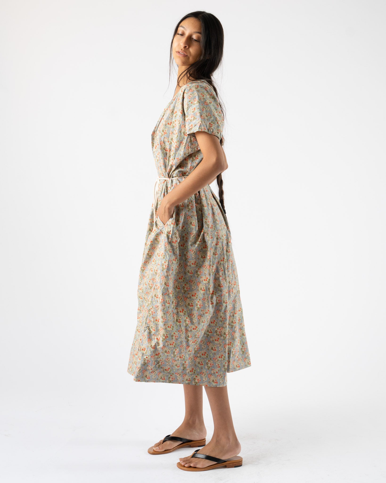SONO Dante Dress Dusty Blue Floral