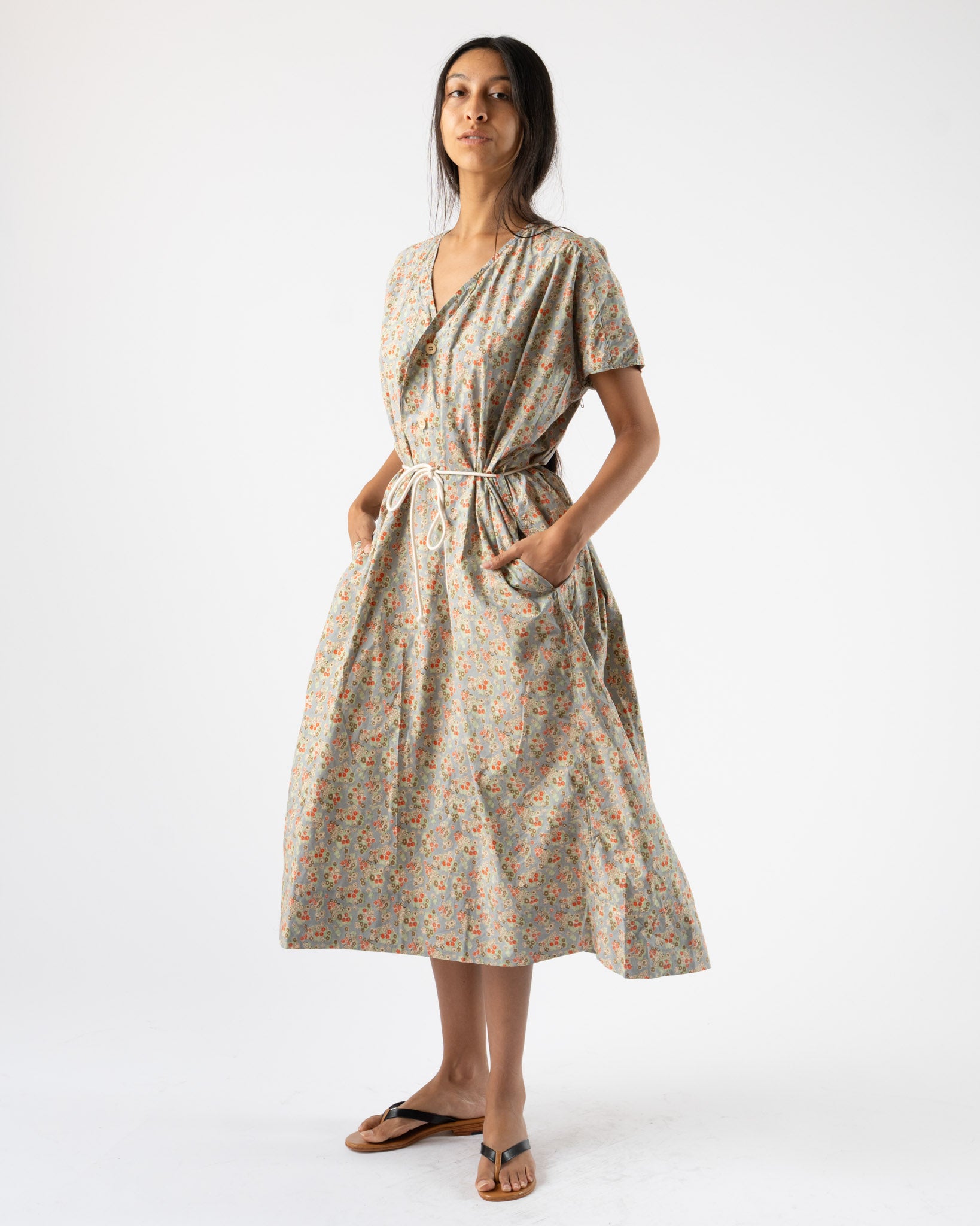 SONO Dante Dress Dusty Blue Floral