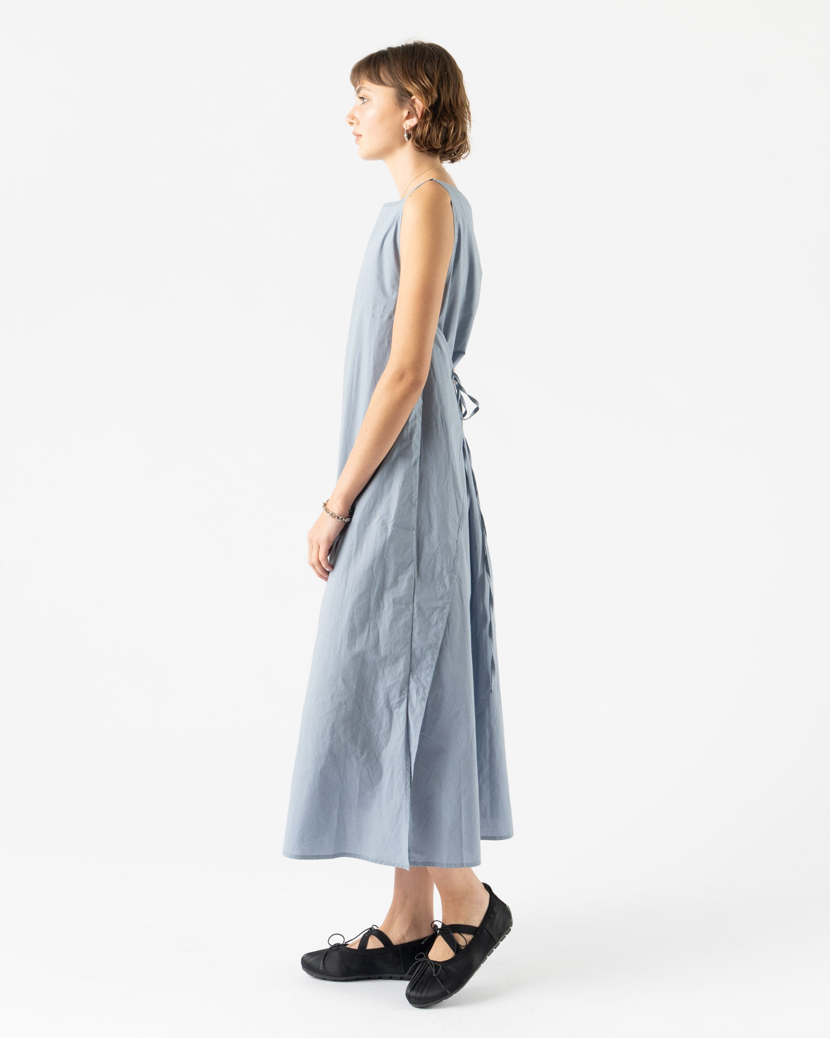 Baserange Decti Dress in Nelson Blue