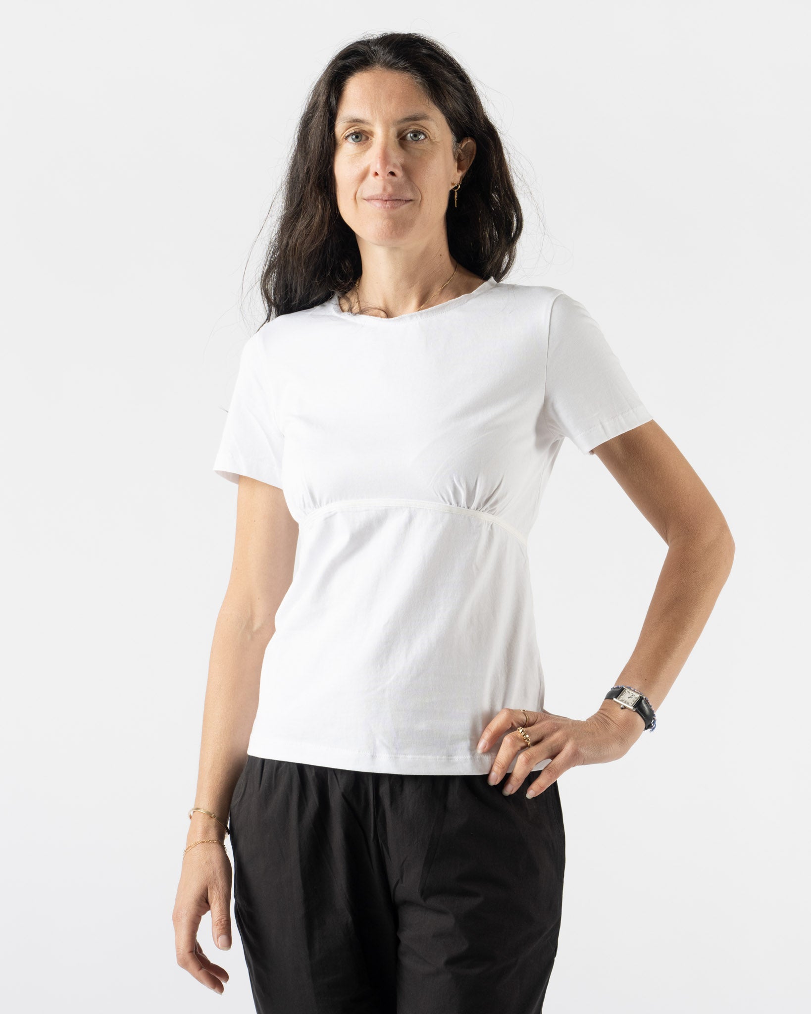 Deiji Studios Tape Tee in White