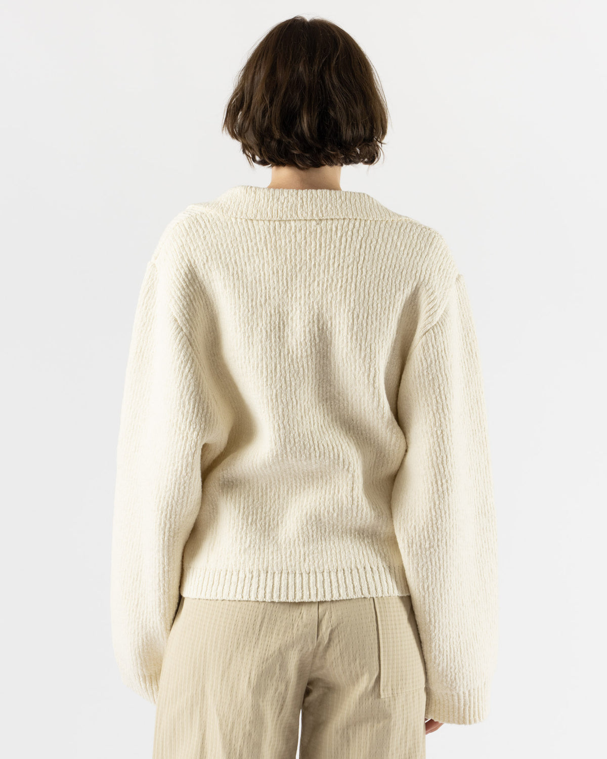 Deiji Studios Wrap Cardigan in Snow