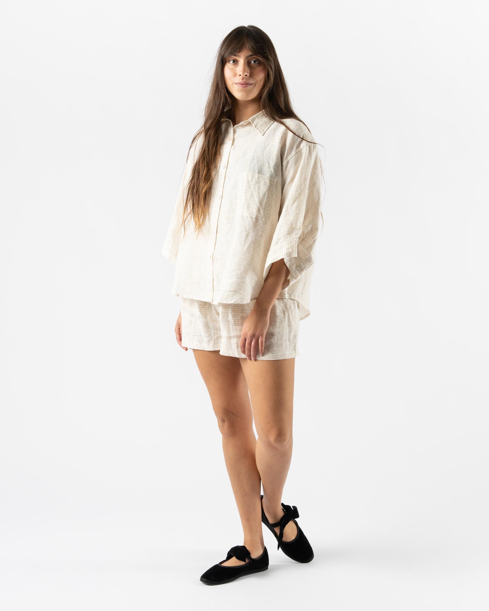 Deiji Studios 03 Set in Linen Story Stripe