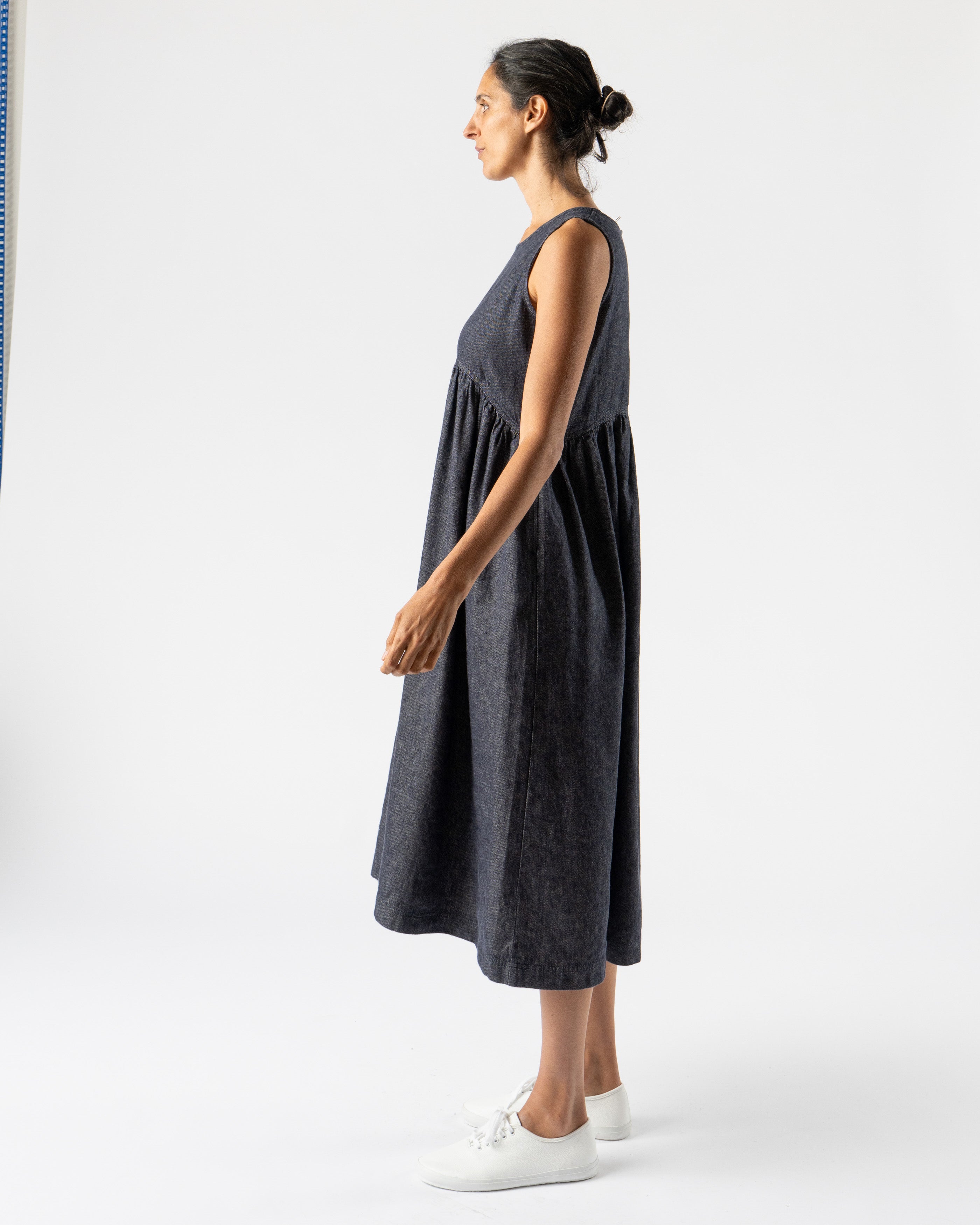 Ichi Antiquités Denim Dress in Navy