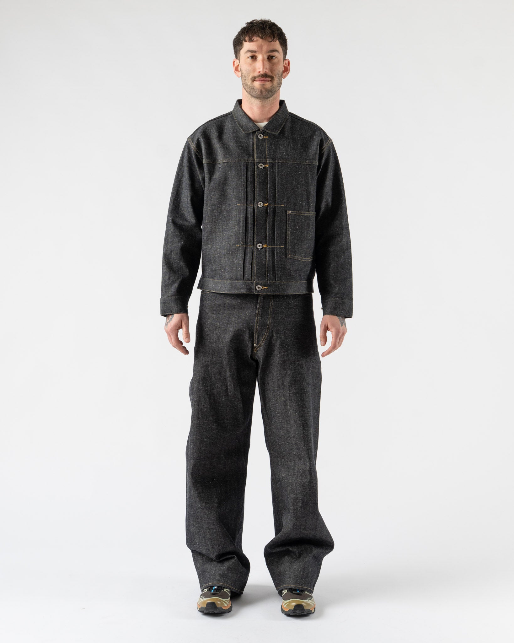 T.T Denim Trousers in Raw Indigo