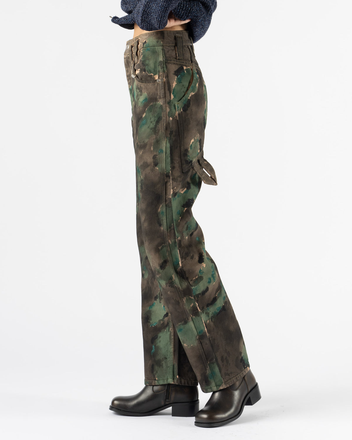 Eckhaus Latta Baggy Jean in Woodland