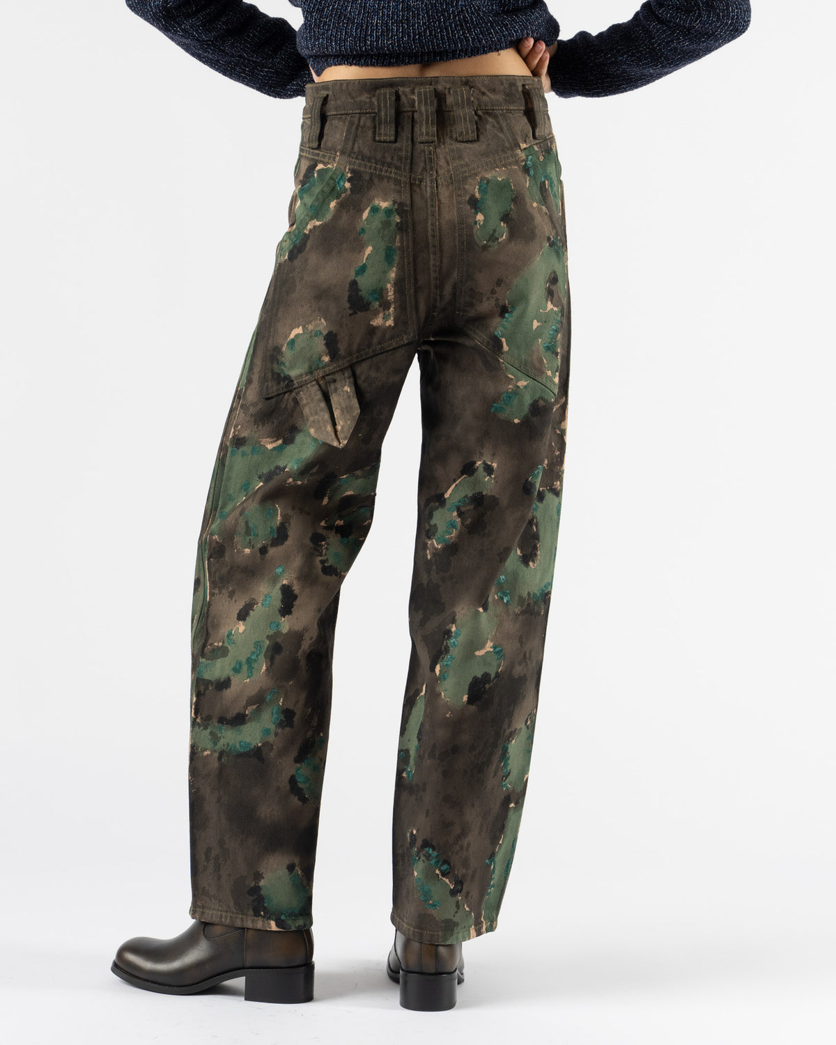 Eckhaus Latta Baggy Jean in Woodland